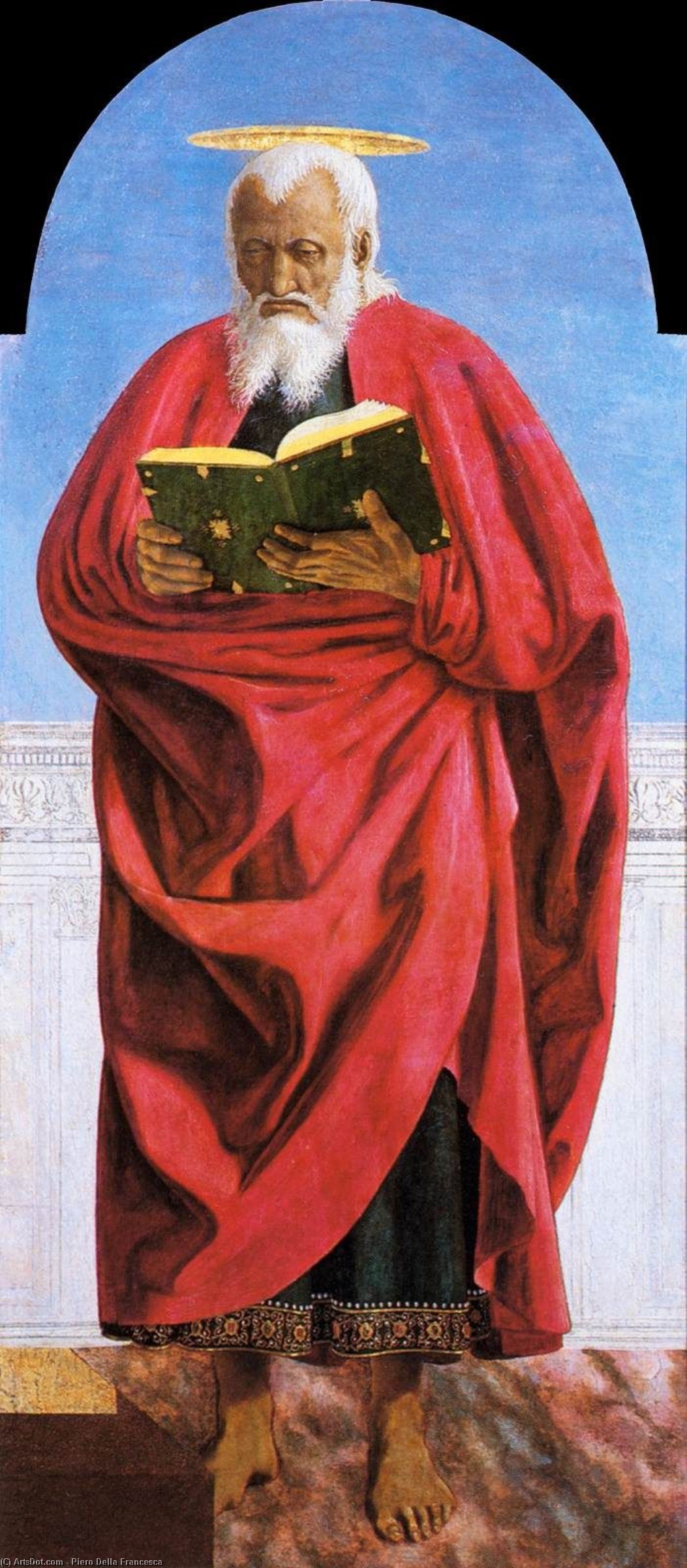 Ordinare Stampe Di Qualità Del Museo Polittico di Sant`Agostino: San Giovanni Evangelista, 1460 di Piero Della Francesca (1415-1492, Italy) | ArtsDot.com