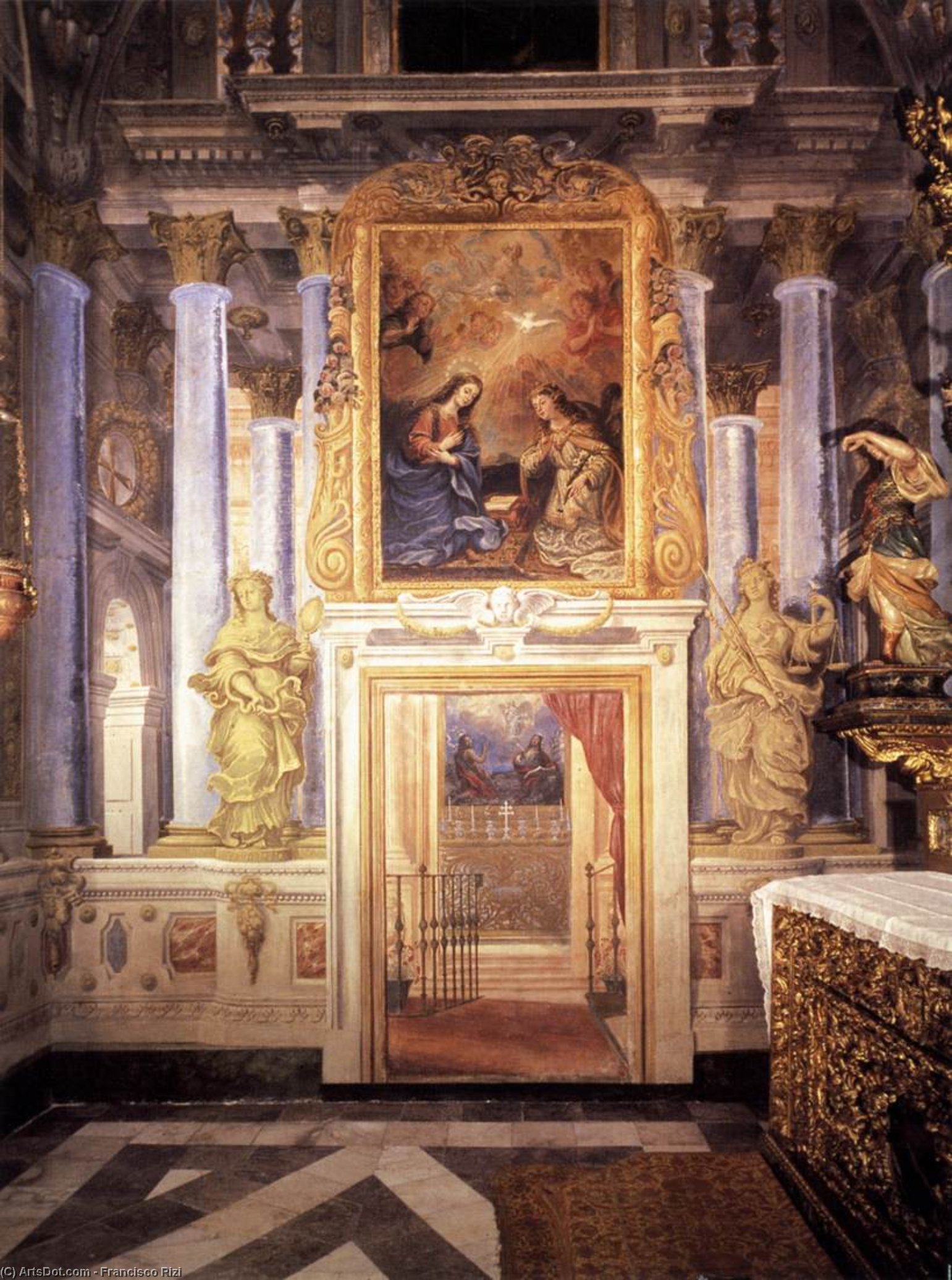 Ordinare Riproduzioni Di Quadri Decorazione della Capilla del Milagro, 1678 di Francisco Rizi (1608-1685, Spain) | ArtsDot.com