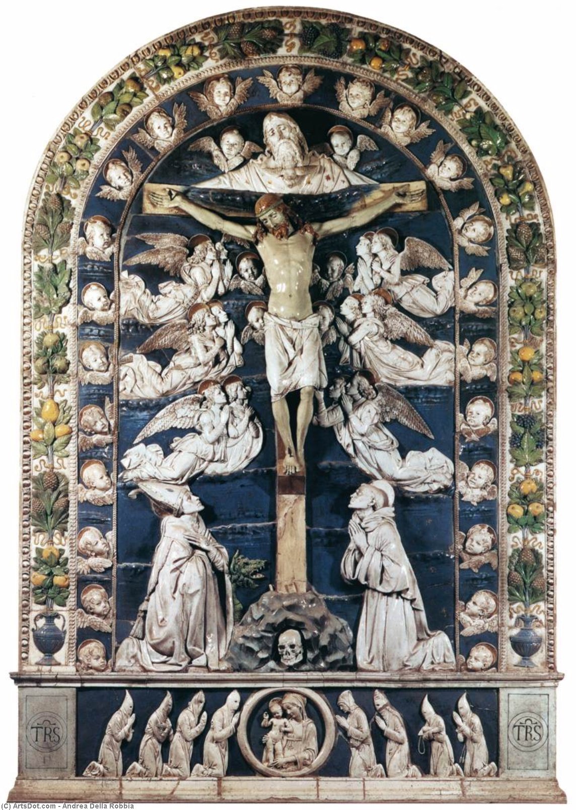 顺序 油畫 Tri Altarful, 1485 通过 Andrea Della Robbia (1435-1525, Italy) | ArtsDot.com