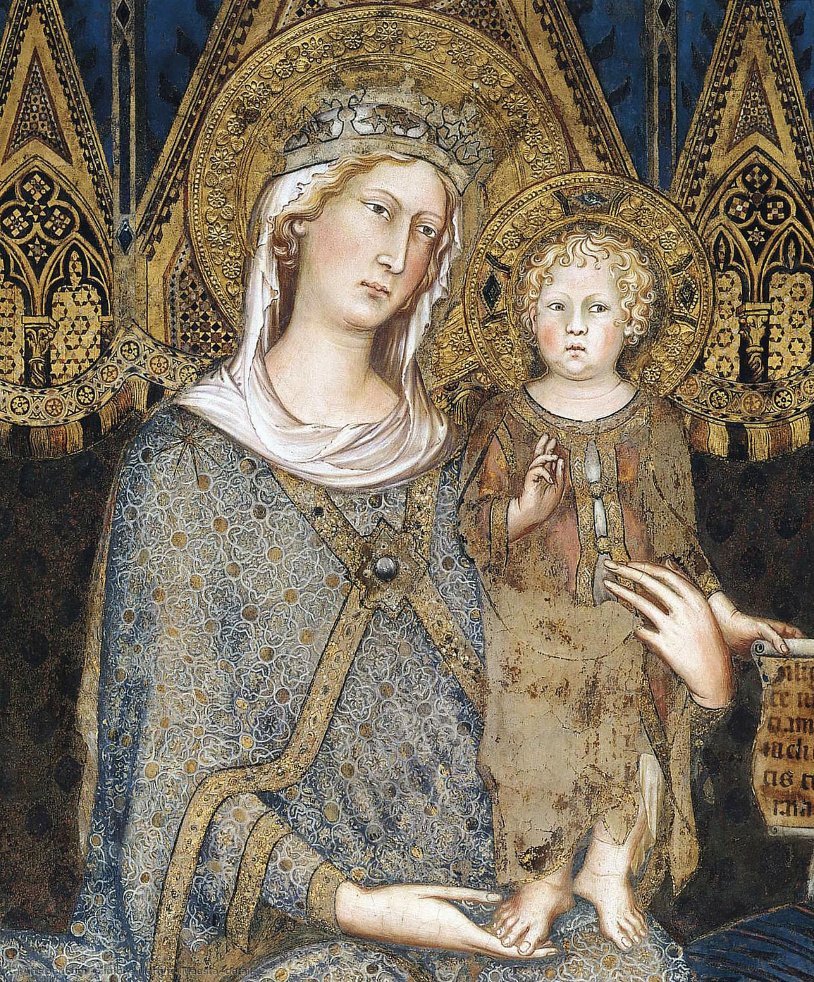 Order Oil Painting Replica Maestà (detail), 1315 by Simone Martini (1284-1344, Italy) | ArtsDot.com