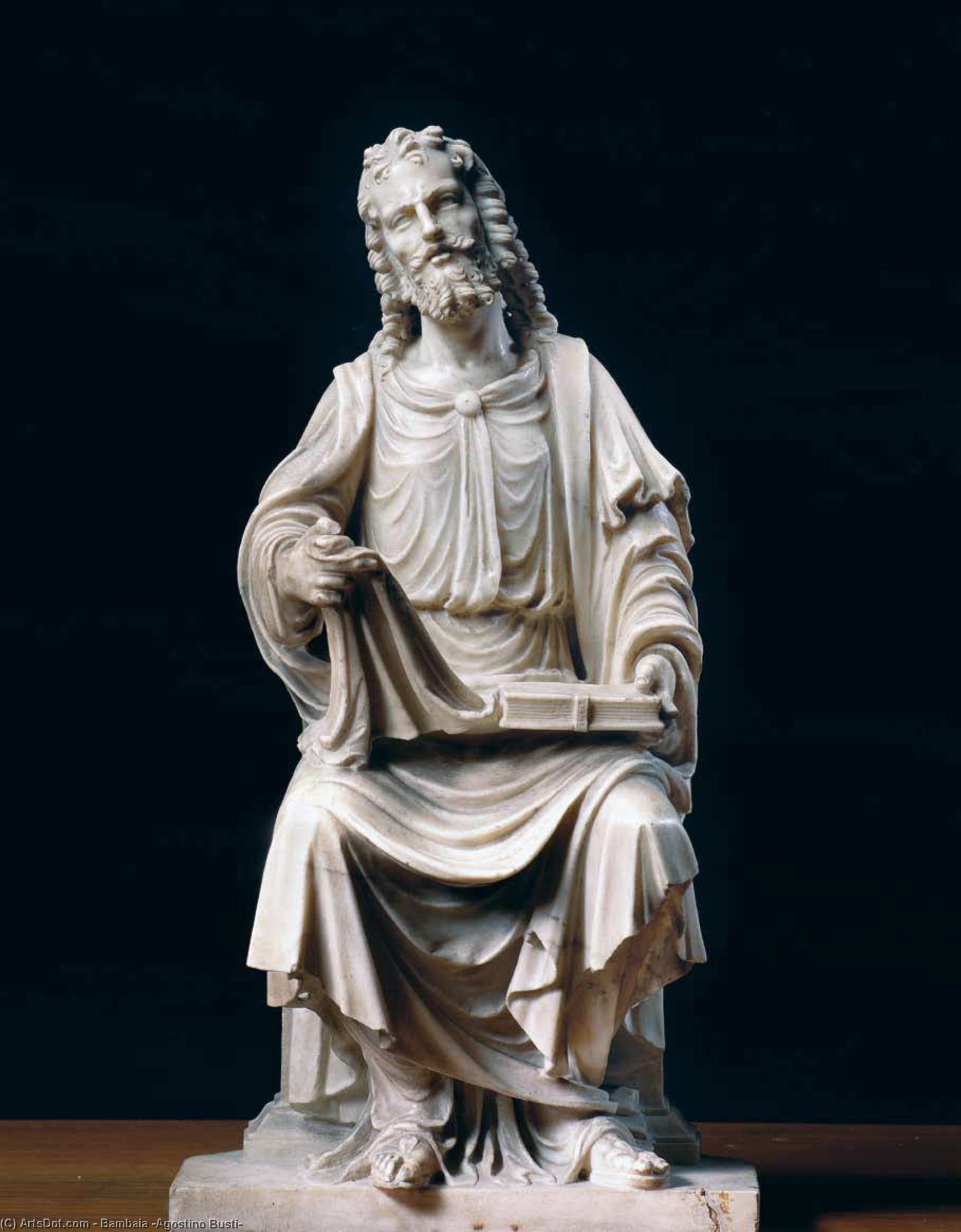 Buy Museum Art Reproductions Figure of a Saint, 1515 by Bambaia (Agostino Busti) (1483-1548, Italy) | ArtsDot.com