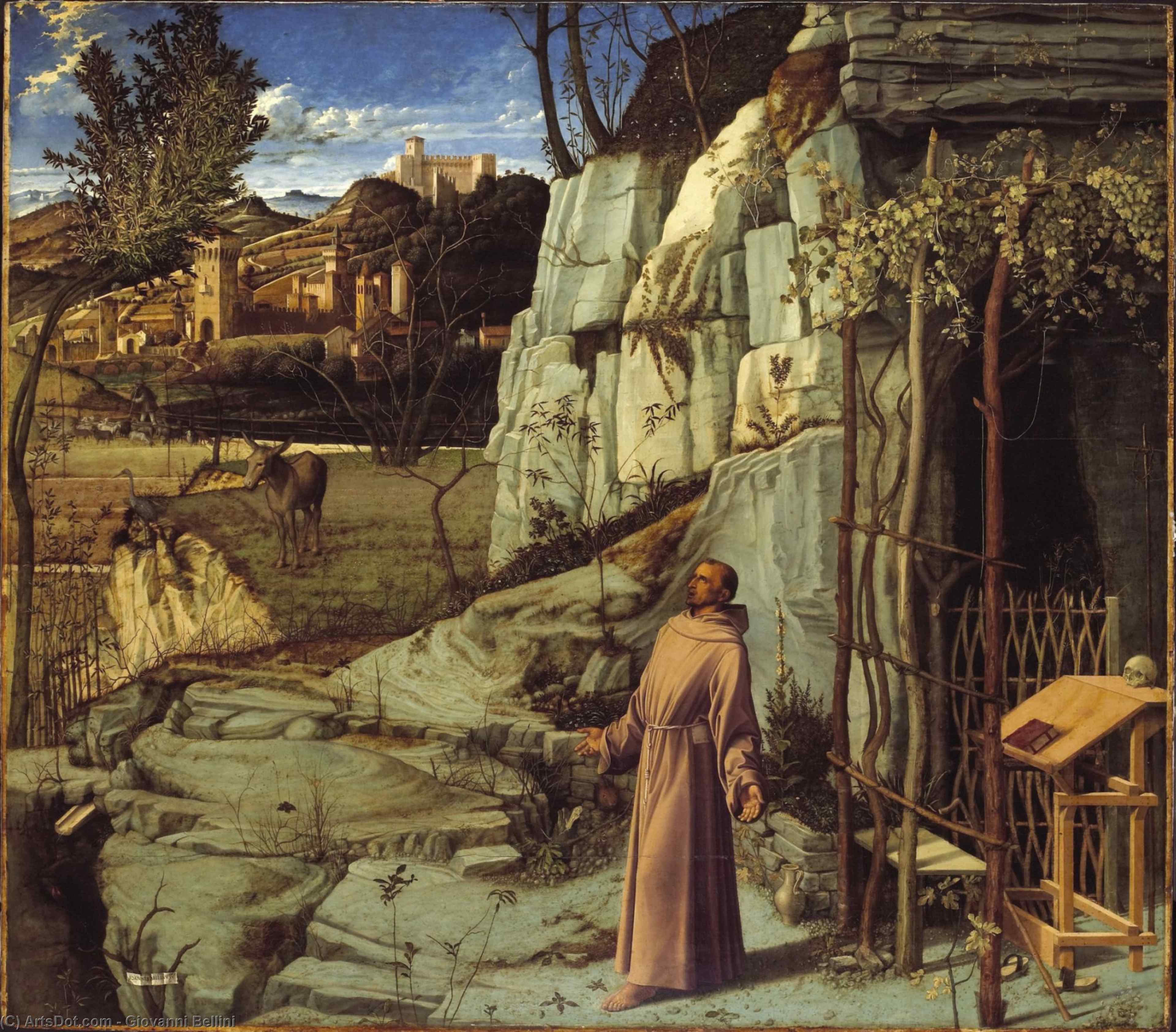 Bestellen Kunstreproduktionen St. Francis in Ecstasy, 1480 von Giovanni Bellini (1433-1516, Italy) | ArtsDot.com