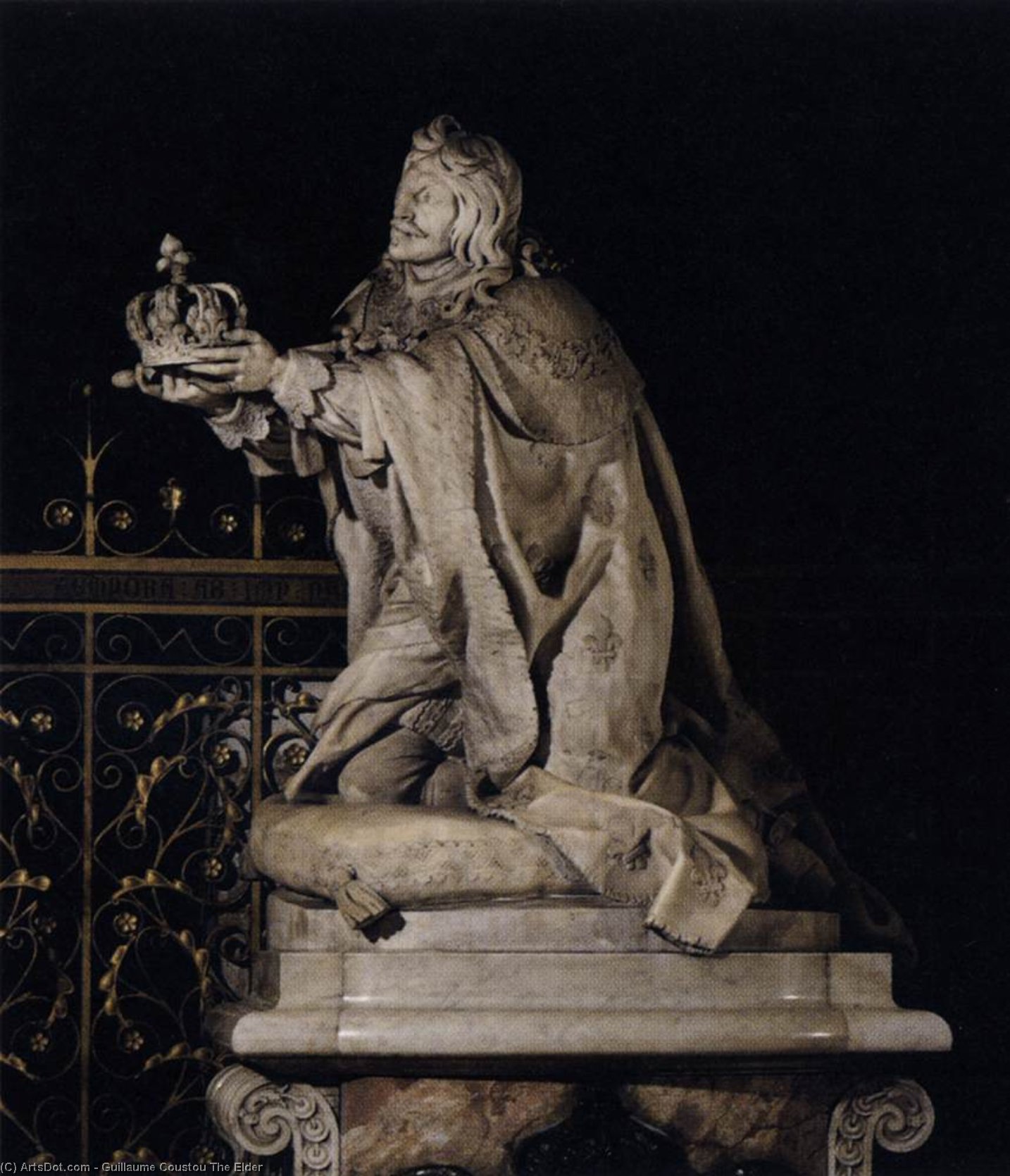 Ordinare Riproduzioni D'arte Luigi XIII, 1708 di Guillaume Coustou The Elder (1716-1777, France) | ArtsDot.com