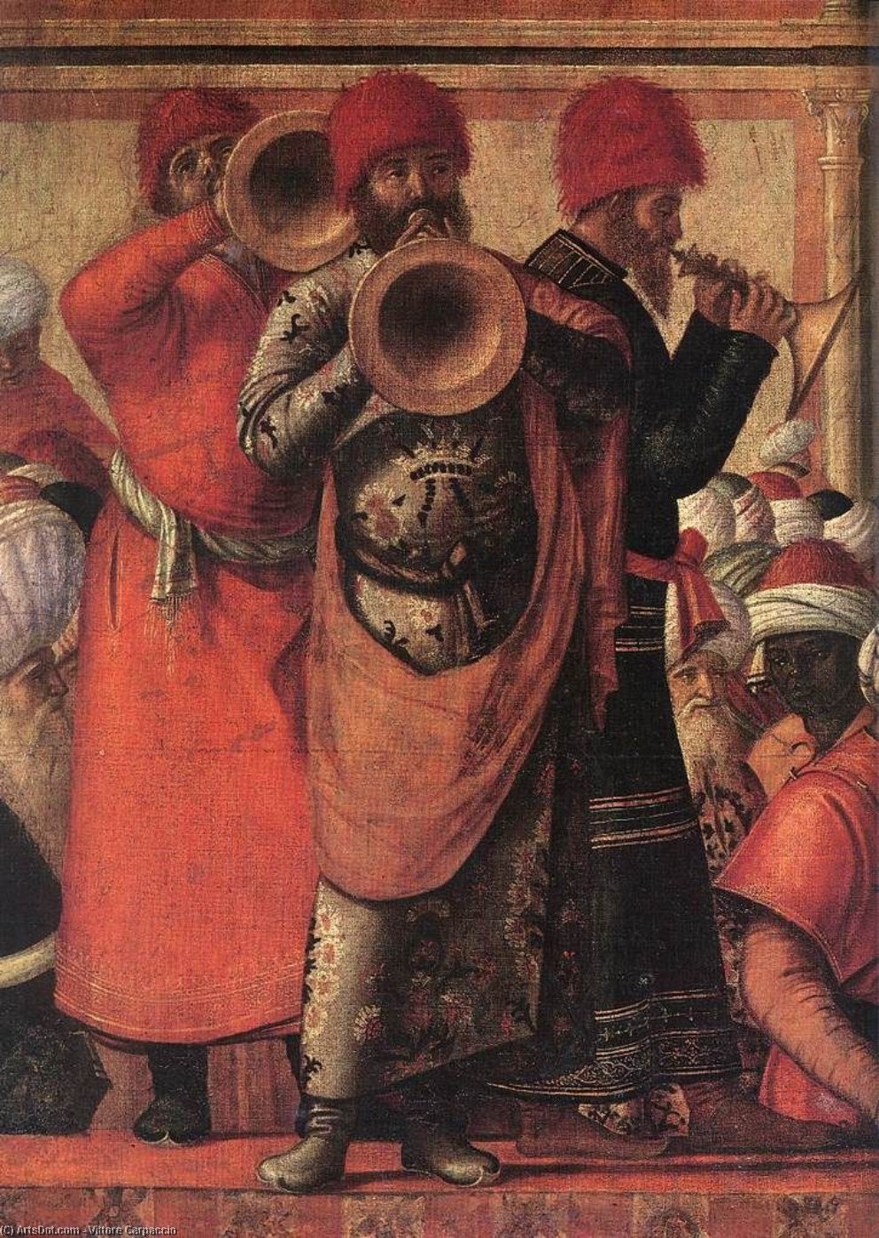 Order Paintings Reproductions The Baptism of the Selenites (detail), 1507 by Vittore Carpaccio (1465-1526, Italy) | ArtsDot.com