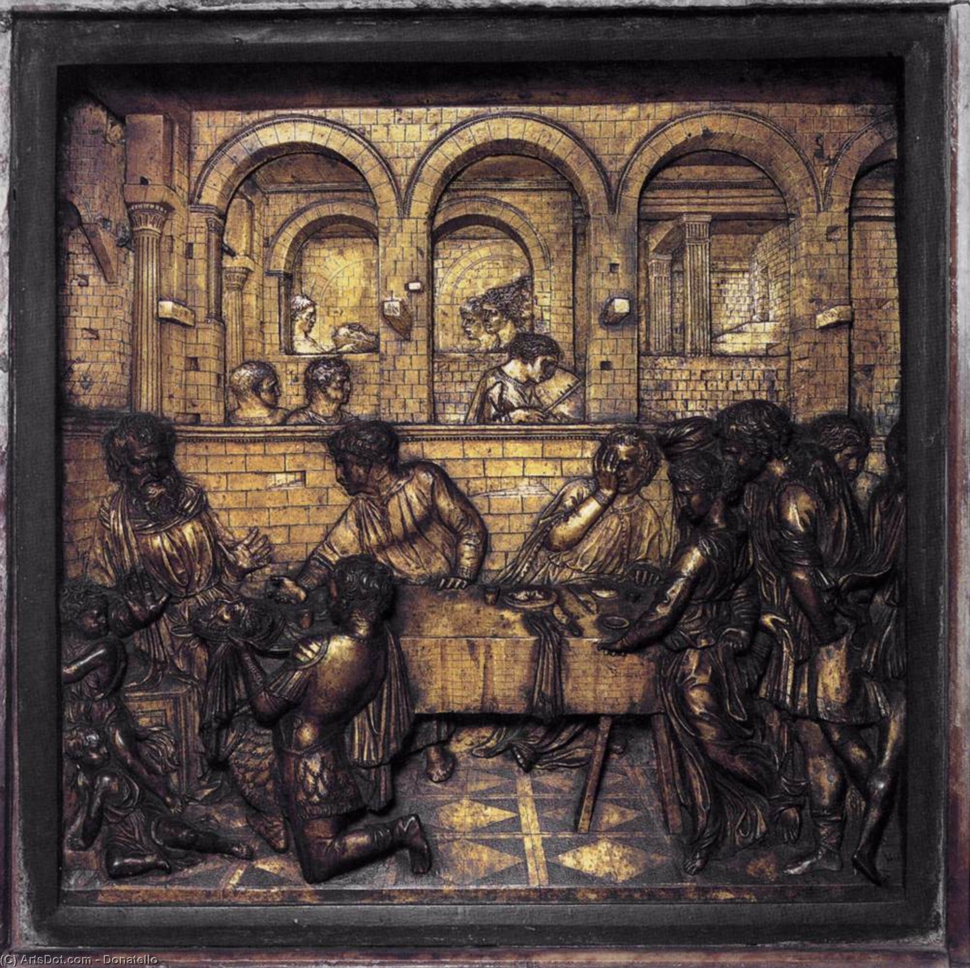 Order Art Reproductions Herod`s Banquet, 1427 by Donatello (1386-1466, Italy) | ArtsDot.com