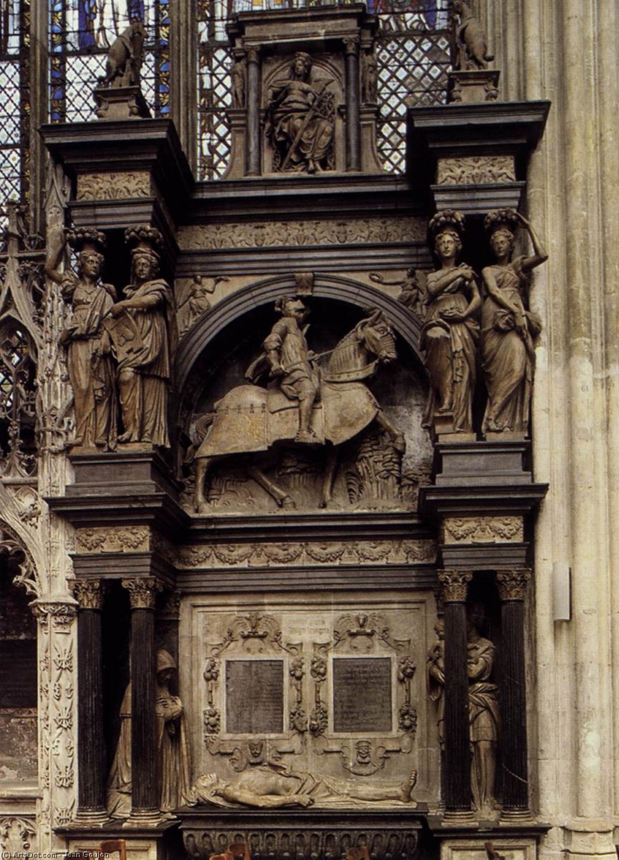 Order Oil Painting Replica Monument to Louis de Brézé, 1540 by Jean Goujon (1510-1567, France) | ArtsDot.com