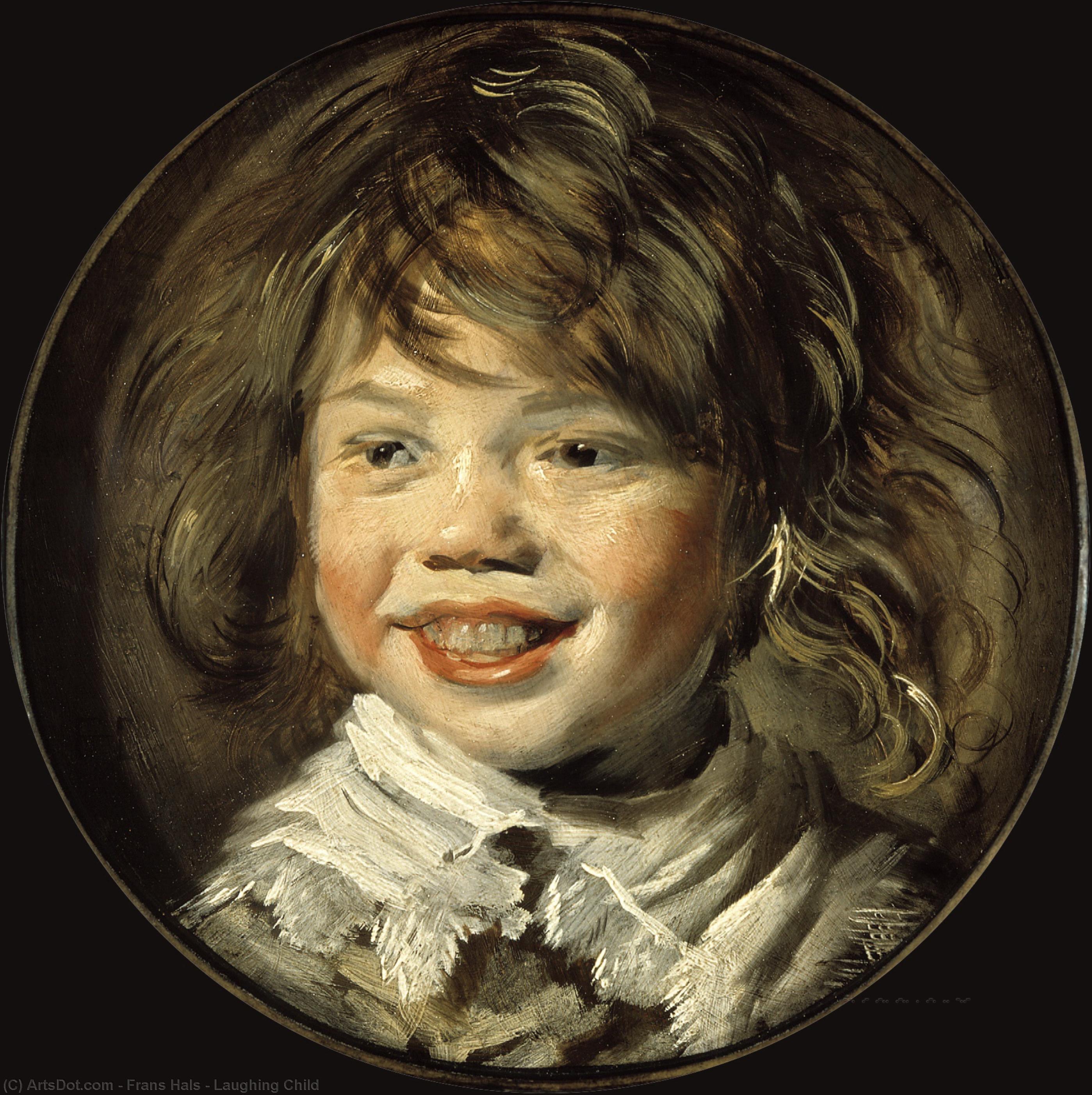 Ordem Reproduções De Arte Rindo criança, 1620 por Frans Hals (1580-1666, Belgium) | ArtsDot.com