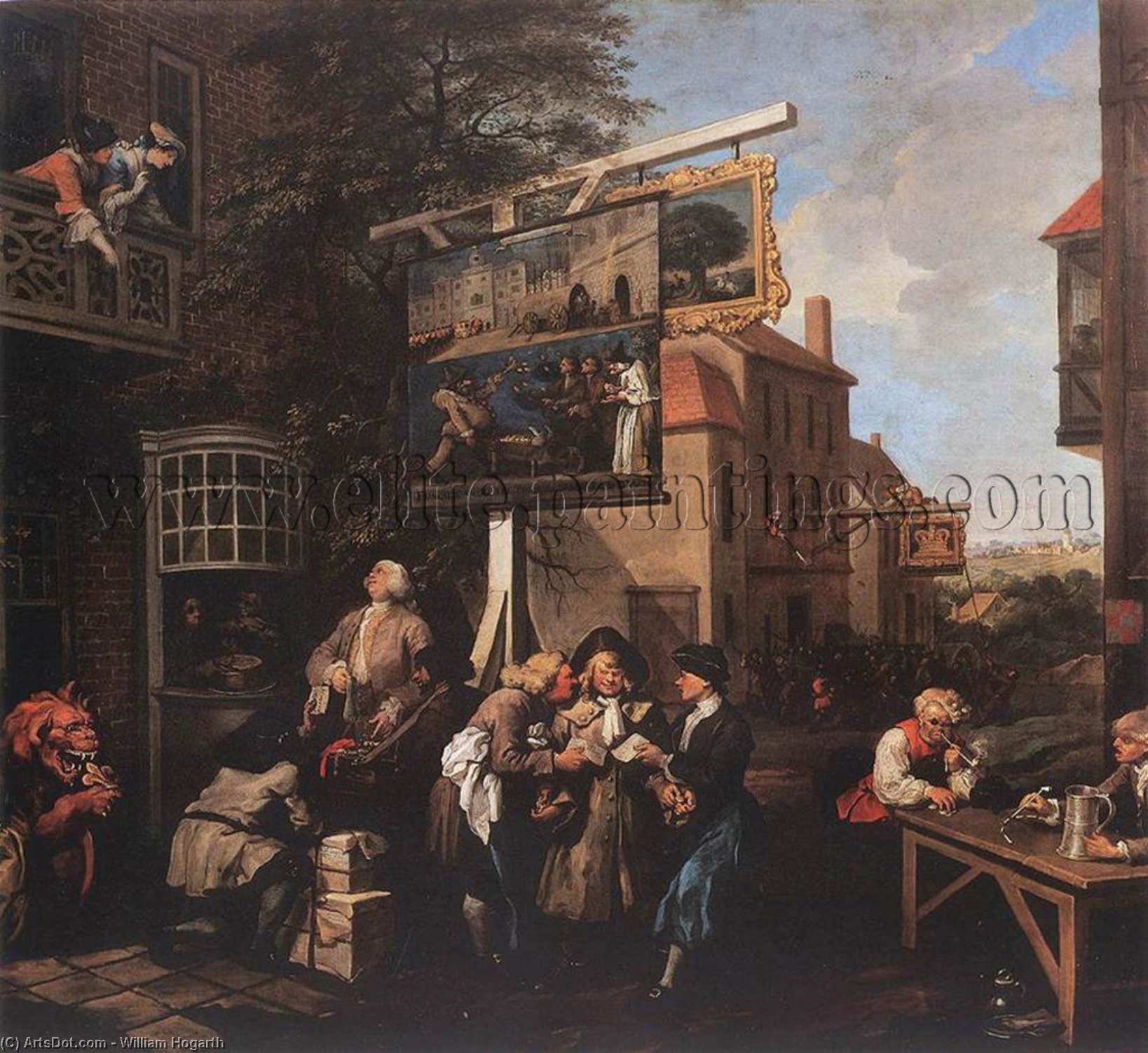 顺序 藝術再現 代表。, 1754 通过 William Hogarth (1697-1764, United Kingdom) | ArtsDot.com