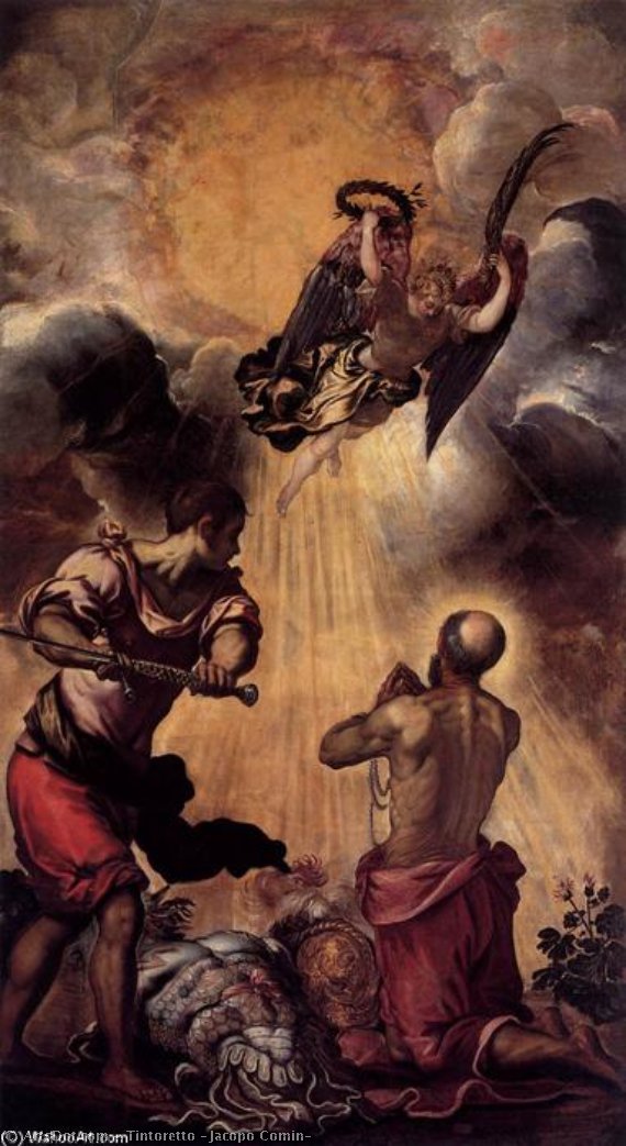 Order Oil Painting Replica The Martyrdom of St Paul, 1556 by Tintoretto (Jacopo Comin) (1518-1594, Italy) | ArtsDot.com