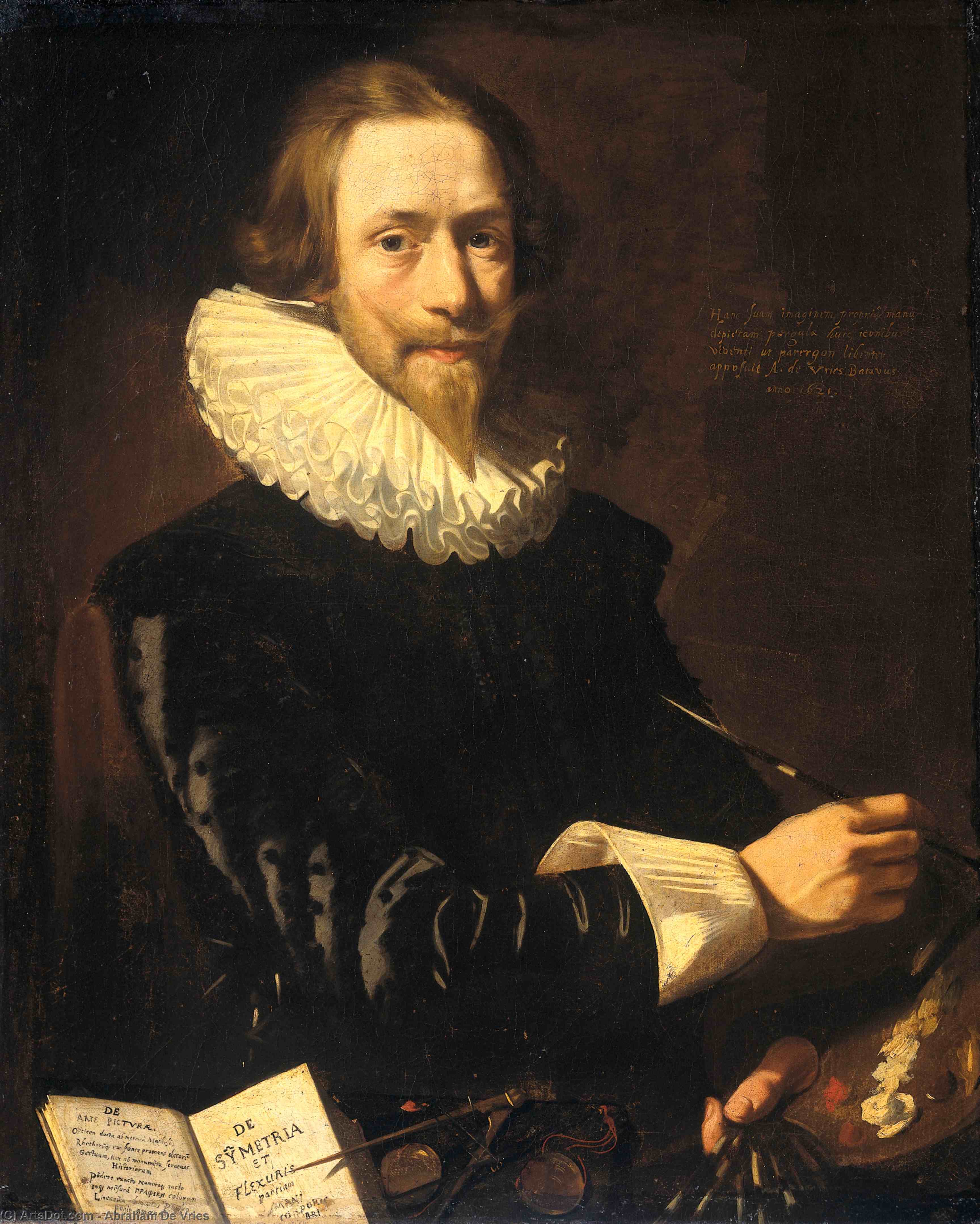 Pedir Reproducciones De Pinturas Auto-Portrait, 1621 de Abraham De Vries (1590-1662, Netherlands) | ArtsDot.com