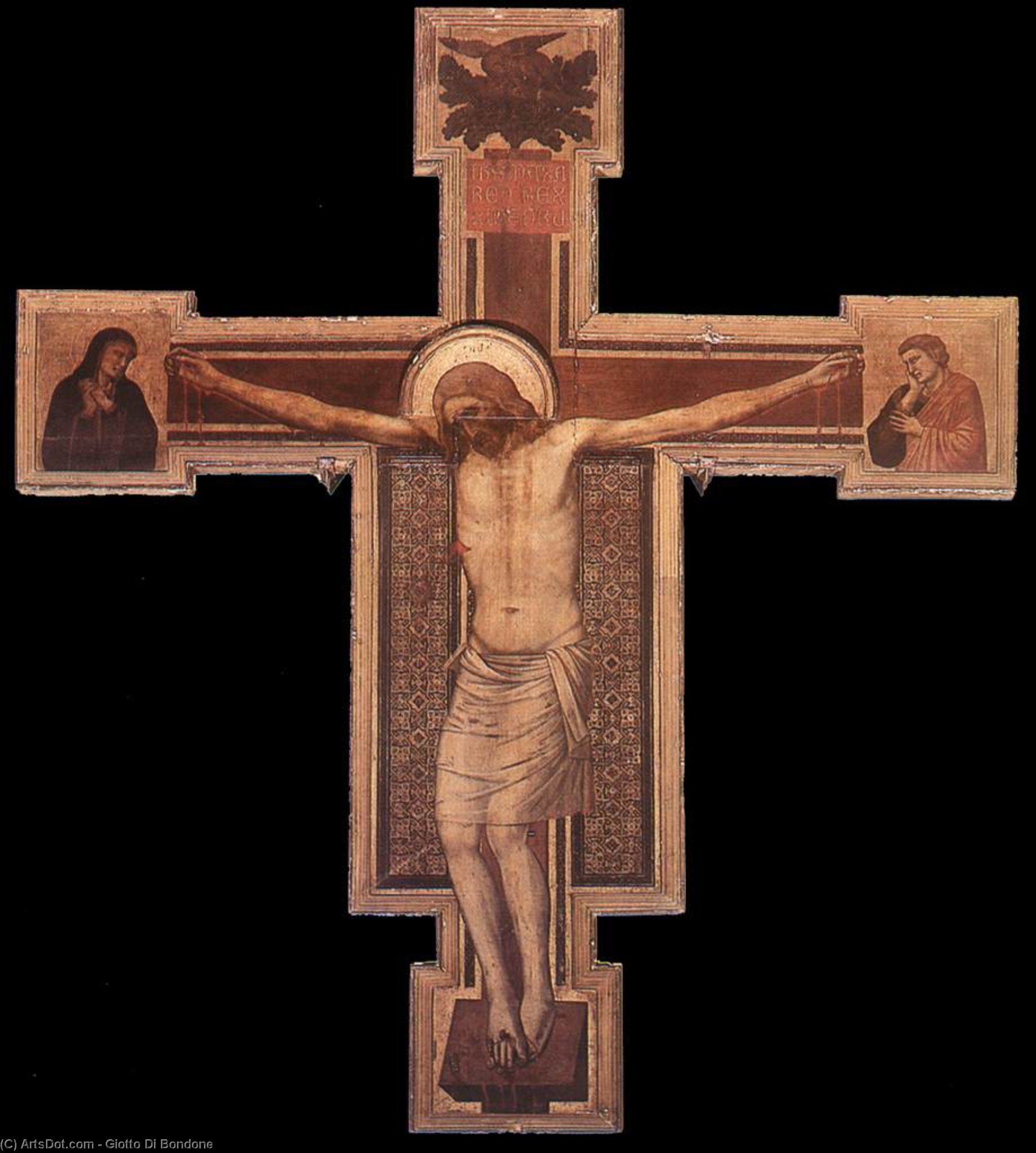 Ordem Reproduções De Arte Crucifix (14), 1330 por Giotto Di Bondone (1267-1337, Italy) | ArtsDot.com