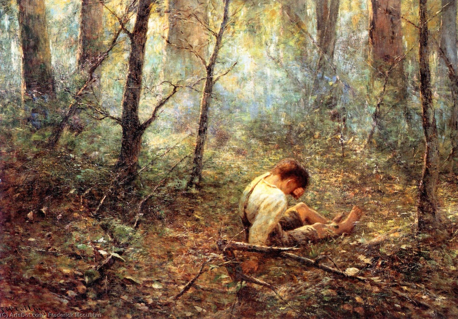 顺序 藝術再現 损失。, 1907 通过 Frederick Mccubbin (1855-1917, Australia) | ArtsDot.com