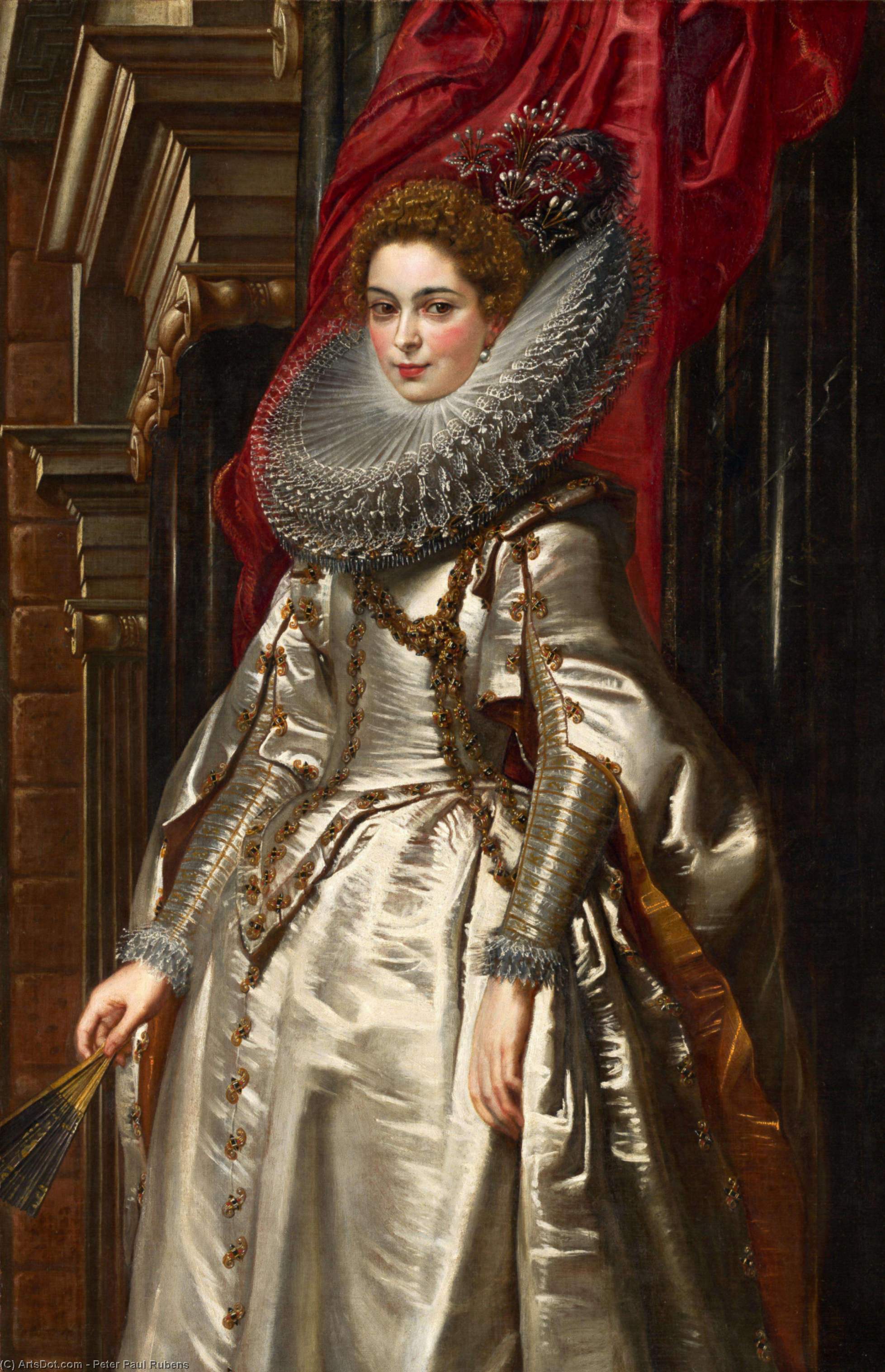 Order Paintings Reproductions Marchesa Brigida Spinola Doria, 1606 by Peter Paul Rubens (1577-1640, Germany) | ArtsDot.com