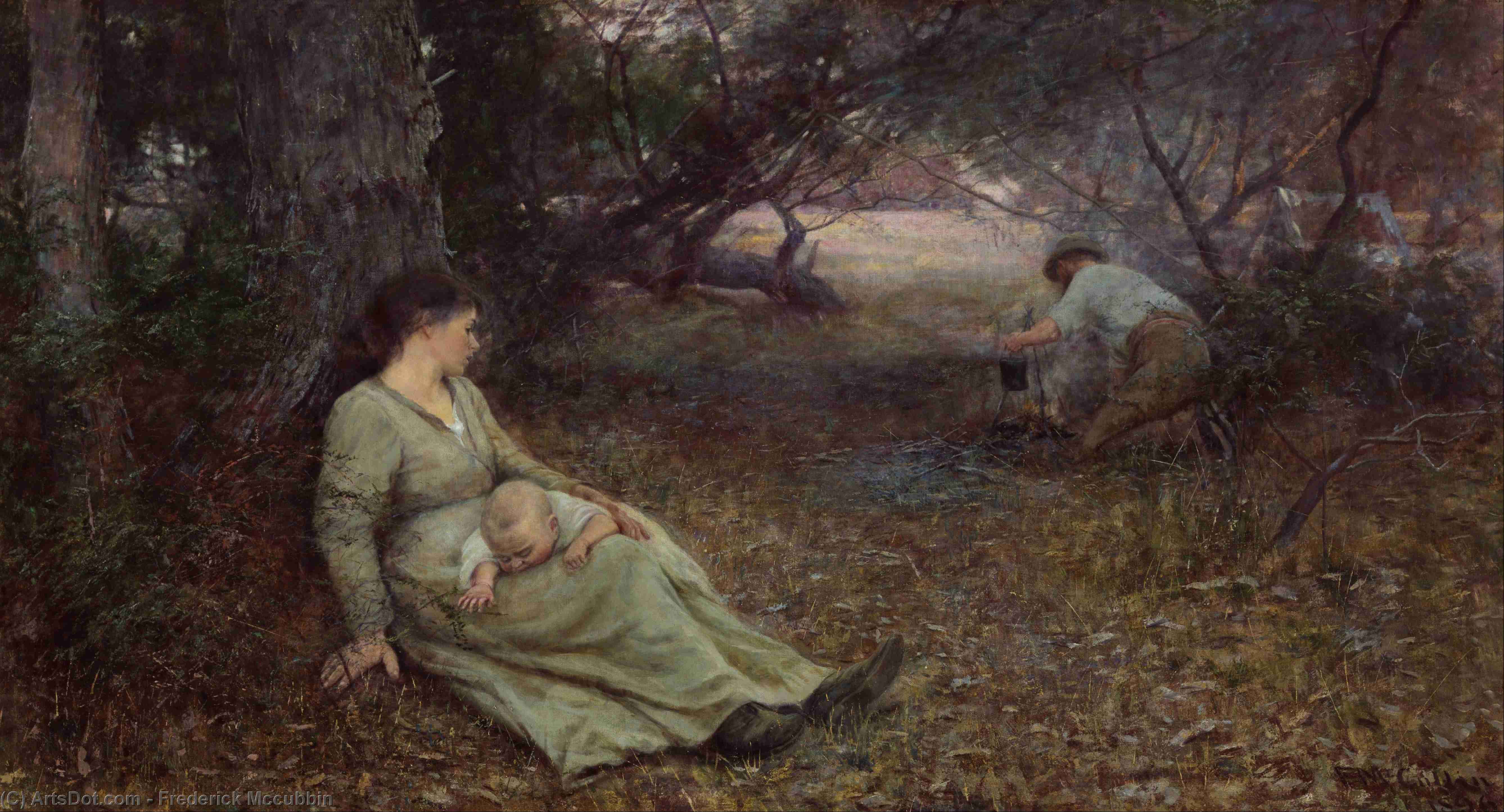 Adquirir Reproducciones De Pinturas En la pista de Wallaby, 1896 de Frederick Mccubbin (1855-1917, Australia) | ArtsDot.com