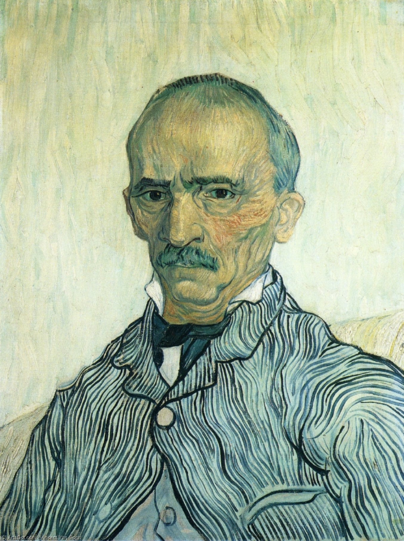 Buy Museum Art Reproductions Portrait of Trabuc, 1889 by Vincent Van Gogh (1853-1890, Netherlands) | ArtsDot.com