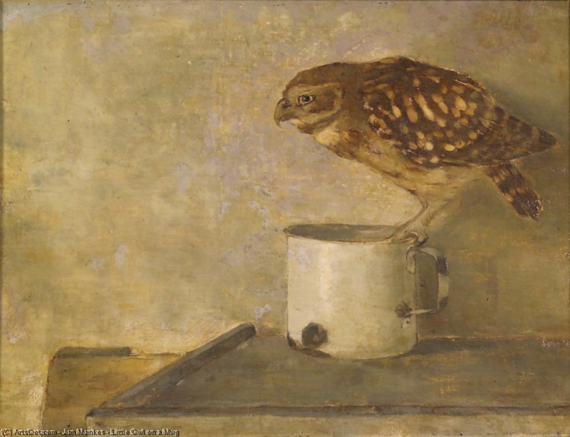 Ordinare Riproduzioni D'arte Piccolo Gufo su una tazza, 1909 di Jan Mankes (1889-1920, Netherlands) | ArtsDot.com
