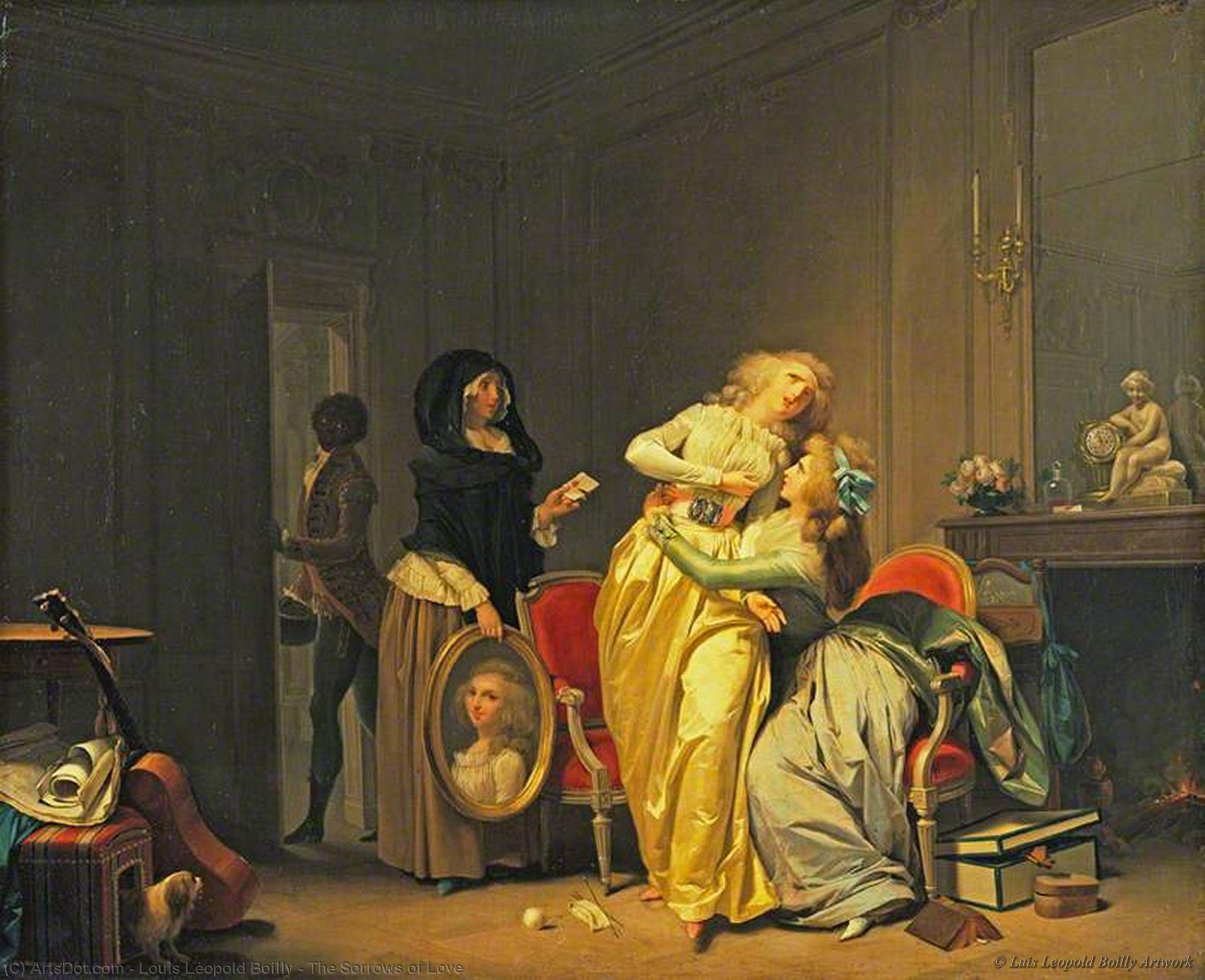 Order Art Reproductions The Sorrows of Love, 1790 by Louis Léopold Boilly (1761-1845, France) | ArtsDot.com