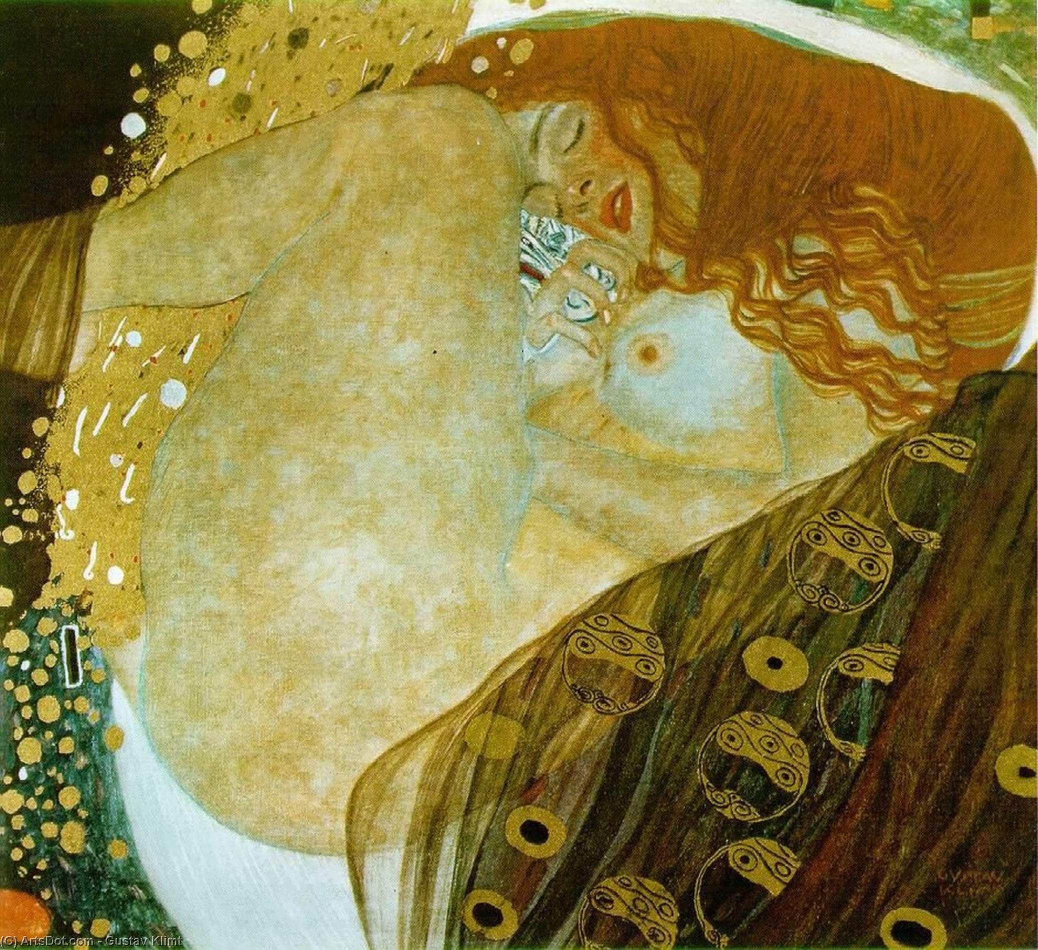 Order Paintings Reproductions Danae, 1908 by Gustave Klimt (1862-1918, Austria) | ArtsDot.com