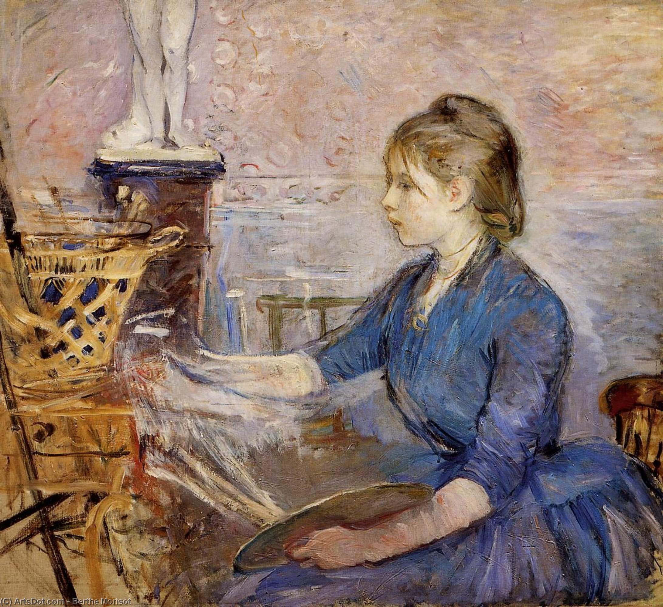 Buy Museum Art Reproductions Paule Gobillard Painting, 1886 by Berthe Morisot (1841-1895, France) | ArtsDot.com