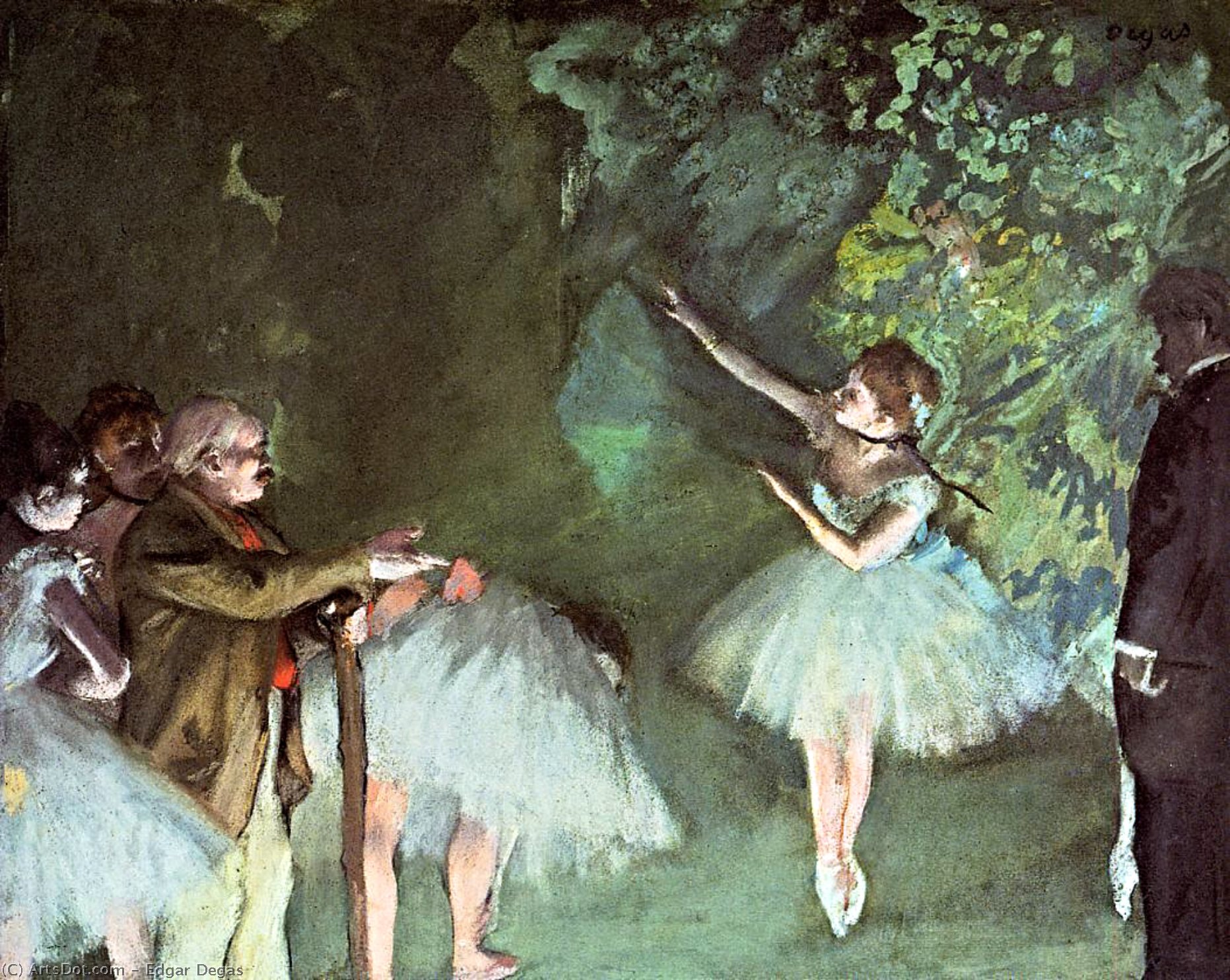 Order Oil Painting Replica Ballet Rehearsal, 1874 by Edgar Degas (1834-1917, France) | ArtsDot.com