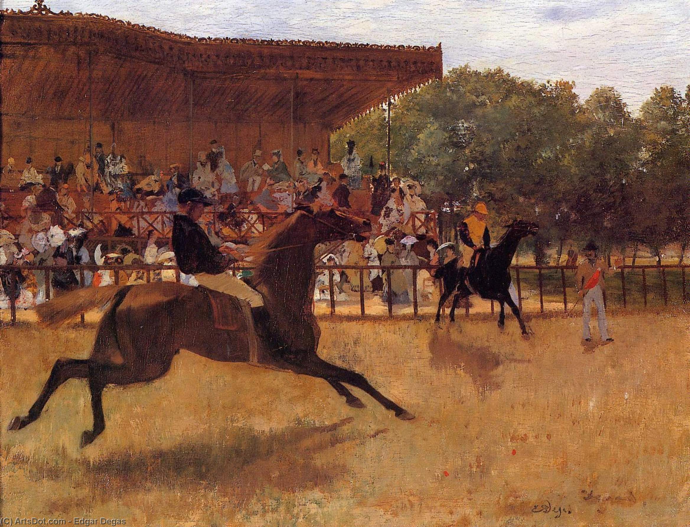 Achat Réplique De Peinture Le faux départ, 1870 de Edgar Degas (1834-1917, France) | ArtsDot.com