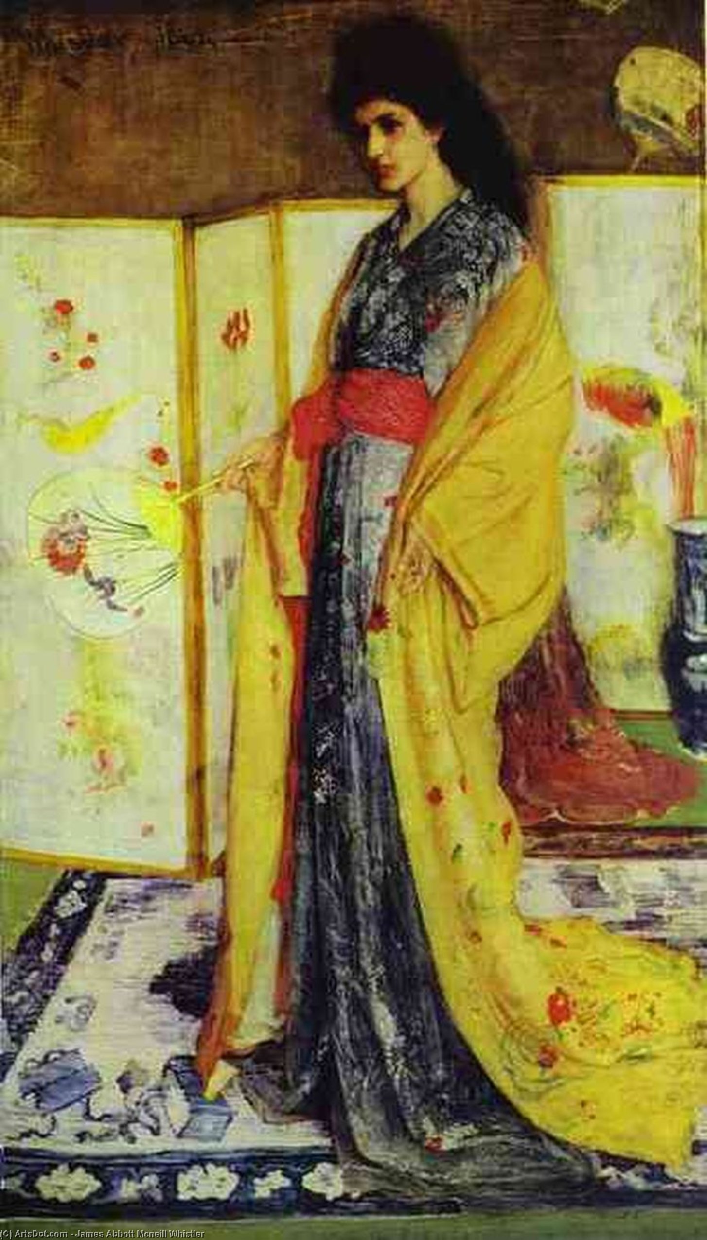 Bestellen Kunstreproduktionen La Princesse du pays de la Porzellane, 1864 von James Abbott Mcneill Whistler (1834-1903, United States) | ArtsDot.com