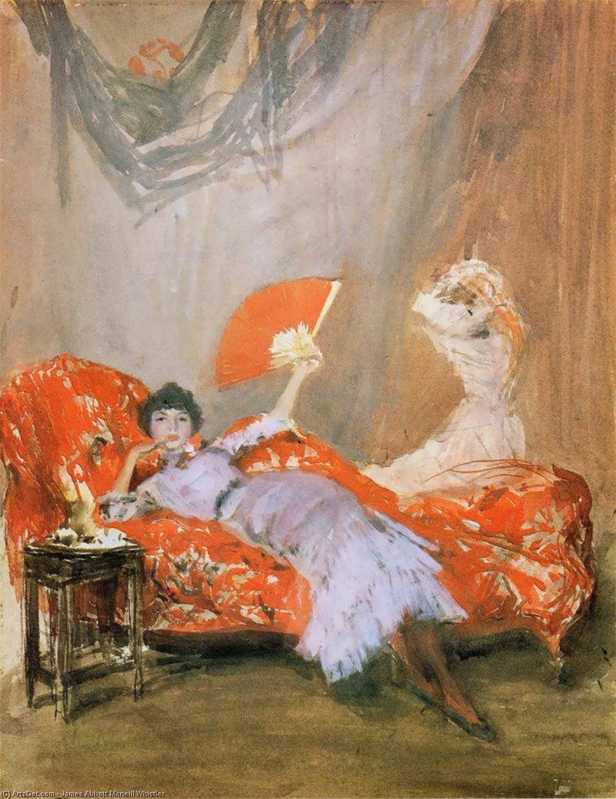 Compra Riproduzioni D'arte Del Museo Milly Finch, 1884 di James Abbott Mcneill Whistler (1834-1903, United States) | ArtsDot.com