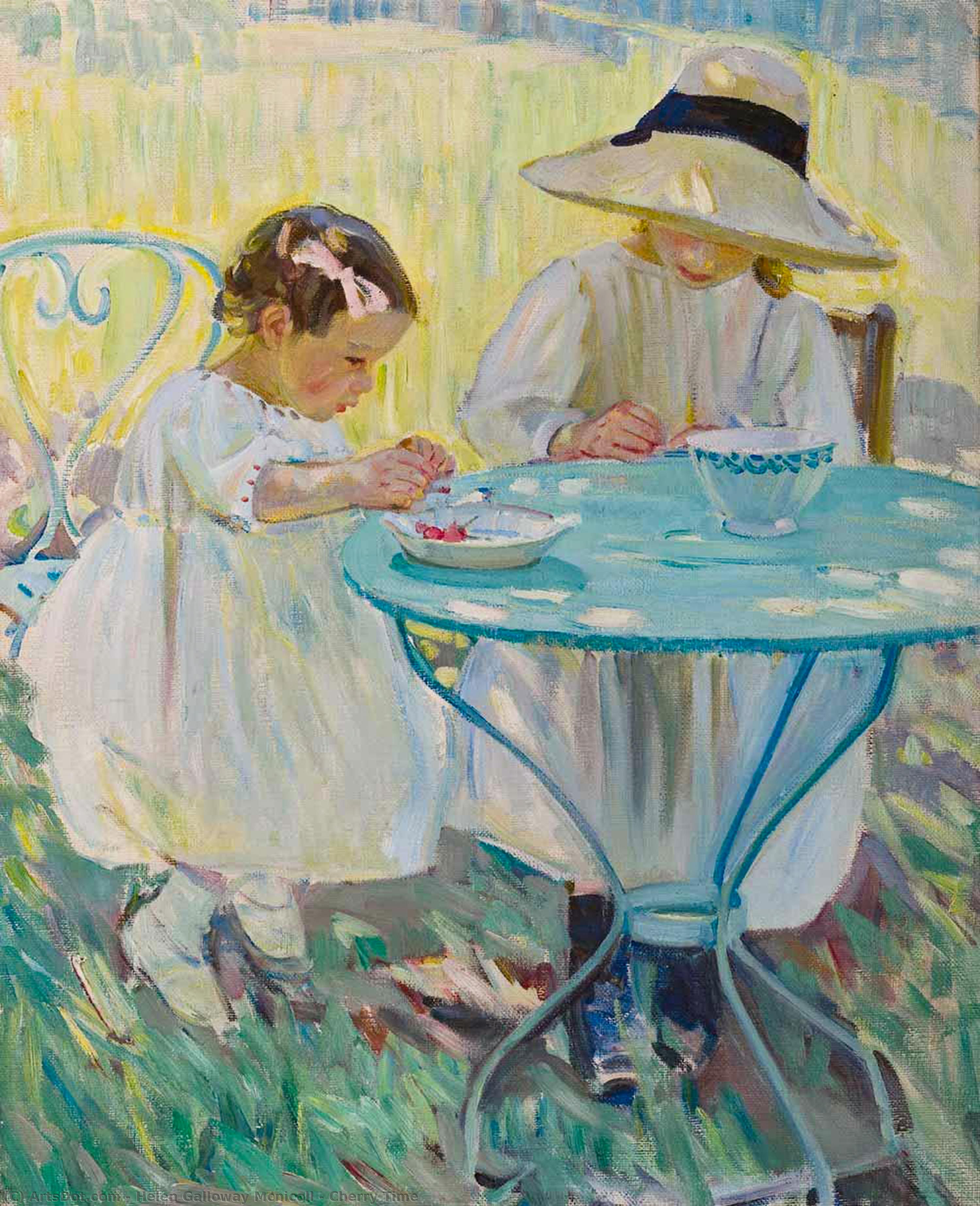 Obtener Grabados De Calidad Del Museo Hora de la cereza, 1912 de Helen Galloway Mcnicoll (1879-1915, Canada) | ArtsDot.com