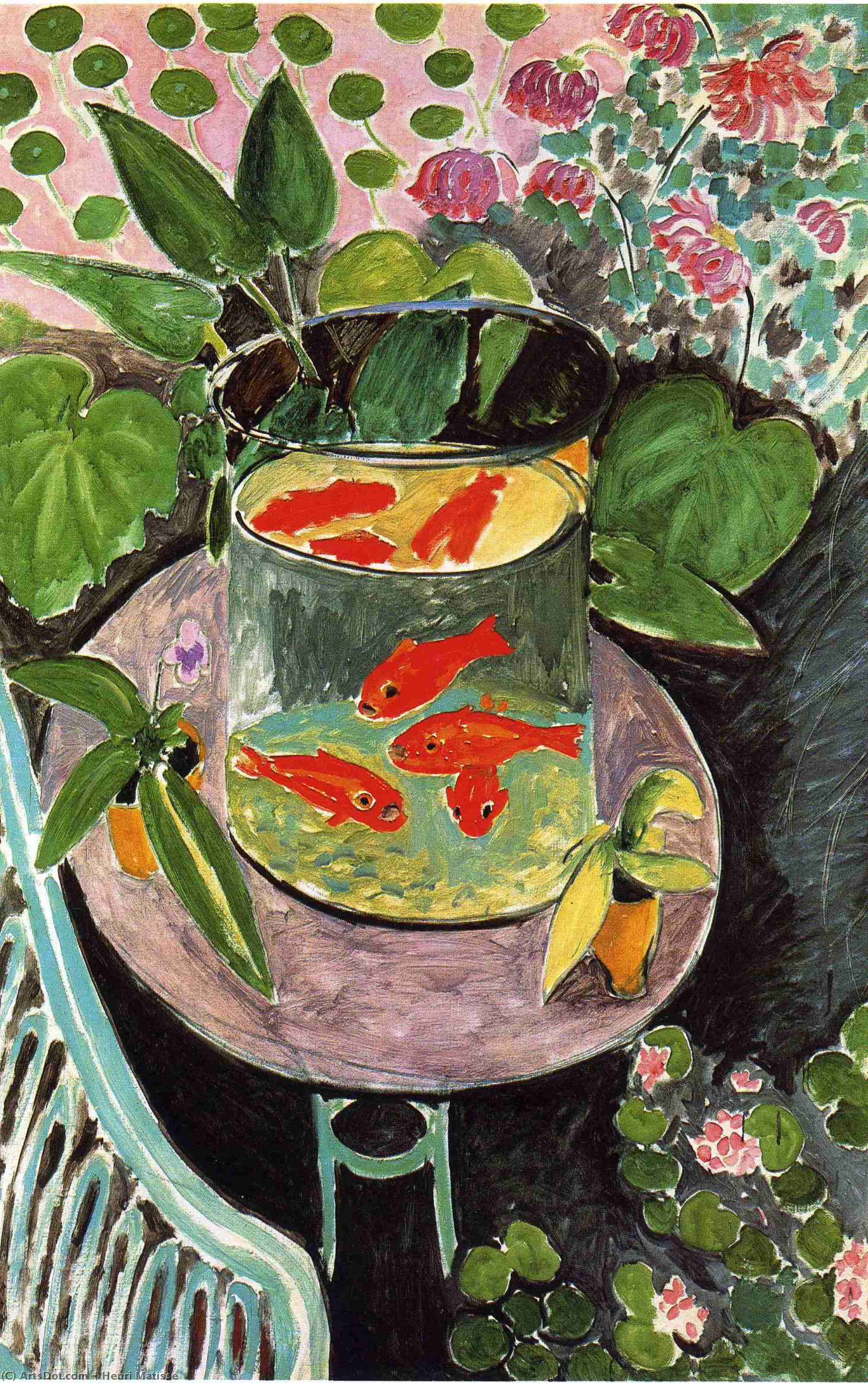 Order Paintings Reproductions Goldfish, 1911 by Henri Matisse (Inspired By) (1869-1954, France) | ArtsDot.com