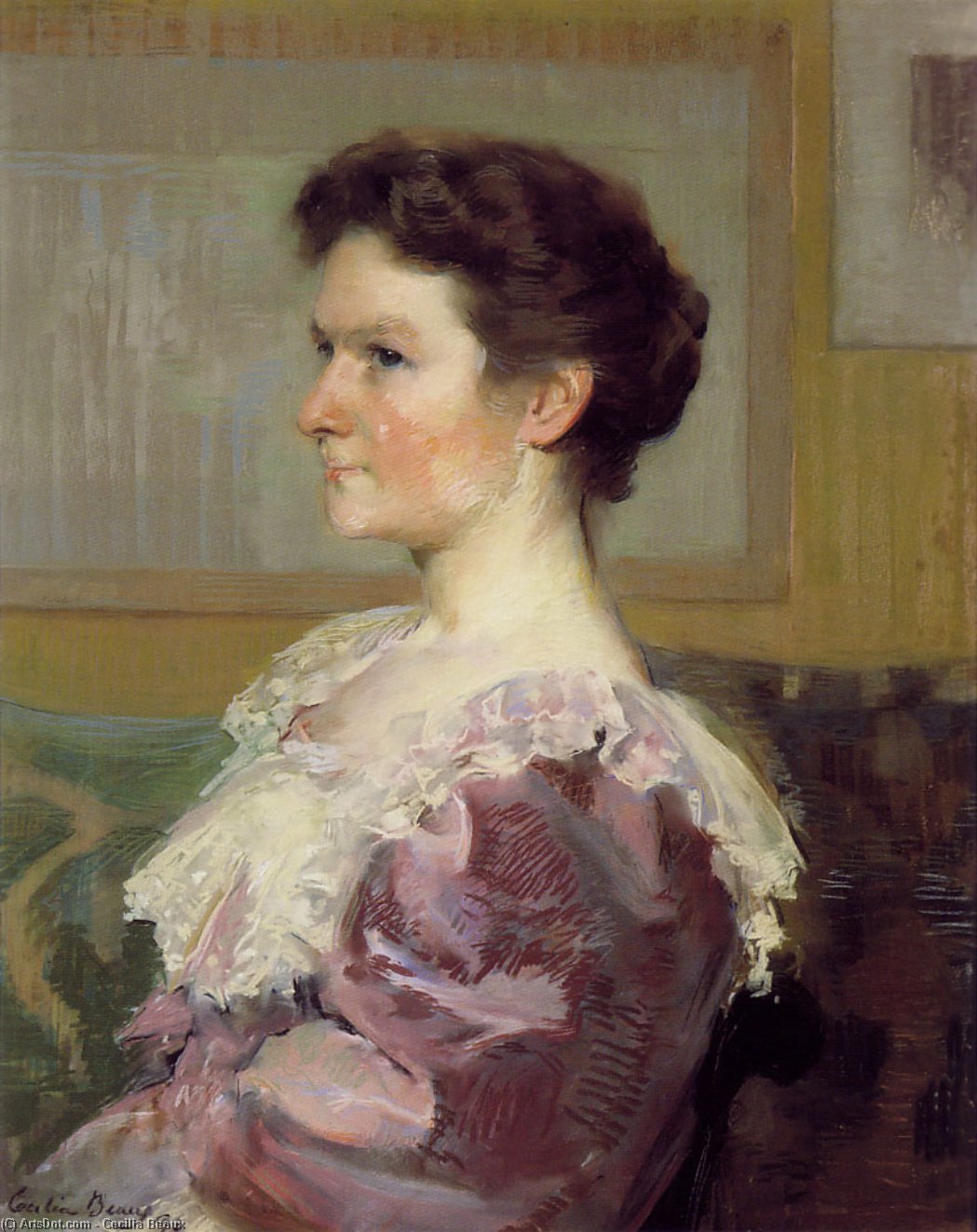Buy Museum Art Reproductions Helen Biddle Griscom, 1893 by Cecilia Beaux (1855-1942, United States) | ArtsDot.com