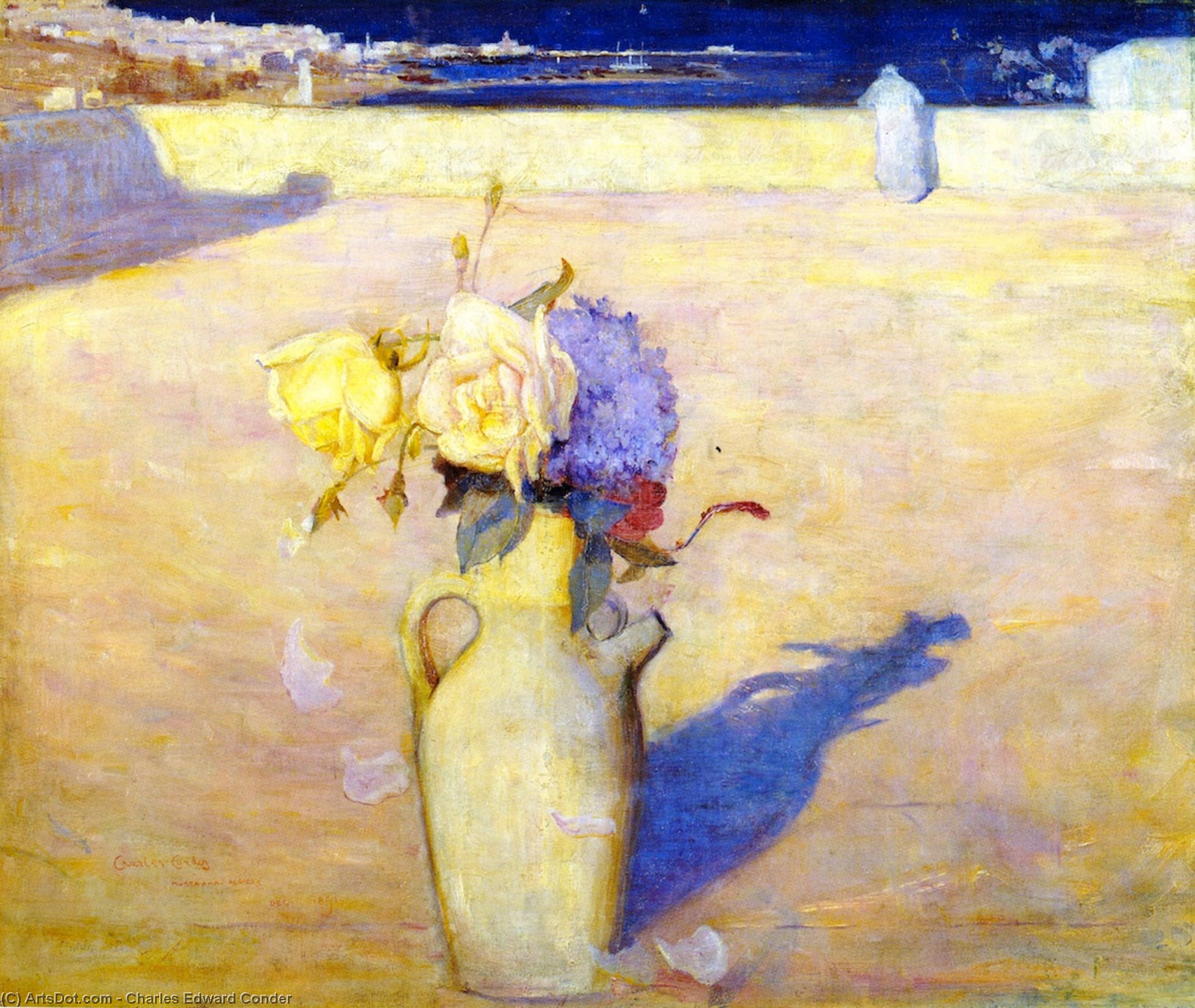 Order Oil Painting Replica The Hot Sands, Mustapha, 1891 by Charles Edward Conder (1868-1909, United Kingdom) | ArtsDot.com