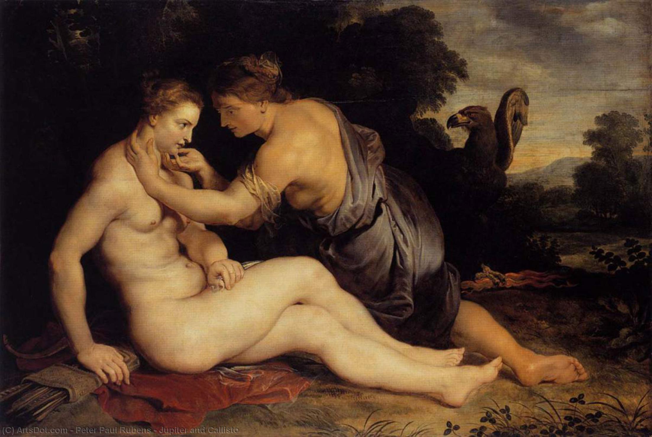 Compra Riproduzioni D'arte Del Museo Giove e Callisto, 1613 di Peter Paul Rubens (1577-1640, Germany) | ArtsDot.com