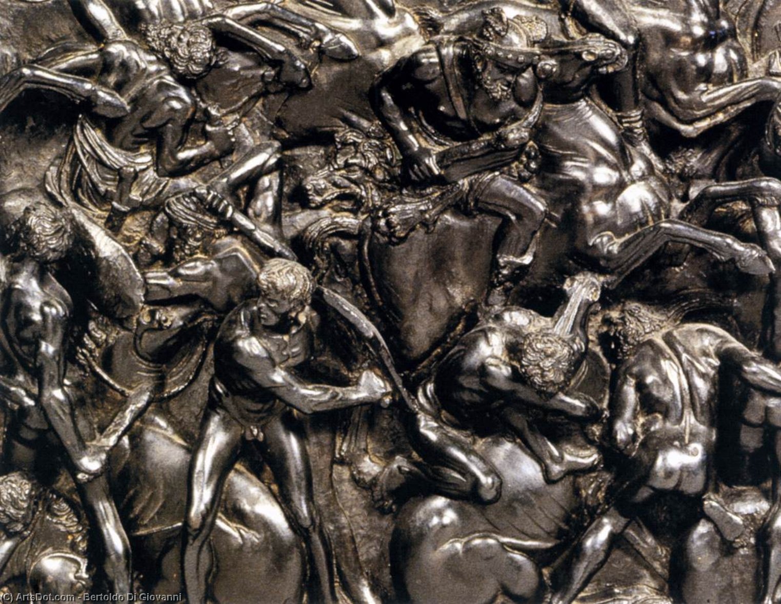 Buy Museum Art Reproductions Battle (detail) by Bertoldo Di Giovanni (1435-1491, Italy) | ArtsDot.com