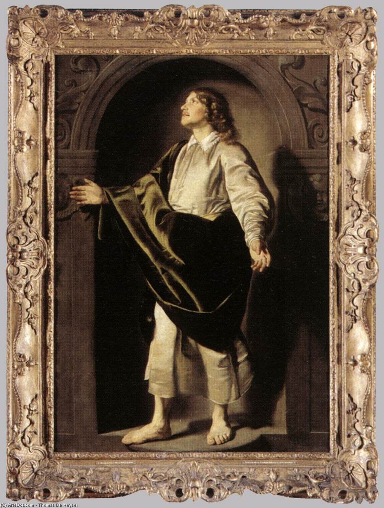 Order Oil Painting Replica Apostle St John, 1630 by Thomas De Keyser (1596-1667, Netherlands) | ArtsDot.com