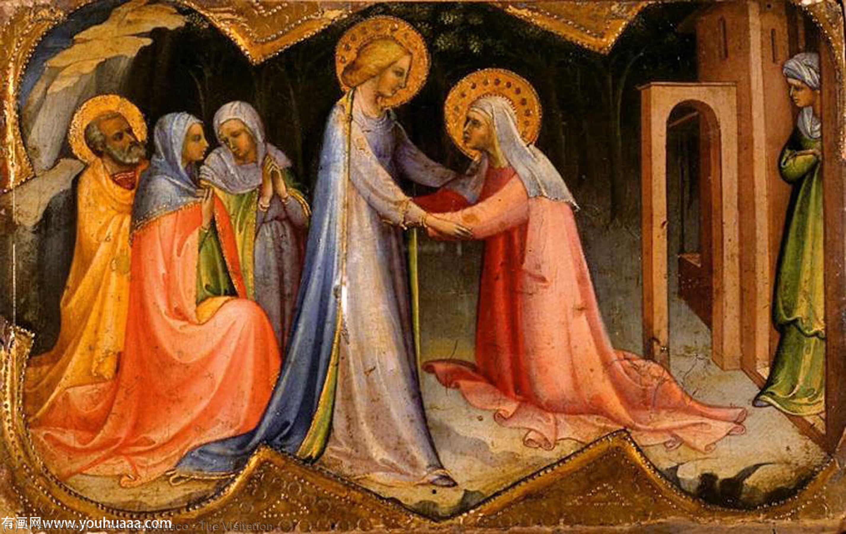 Order Oil Painting Replica The Visitation, 1405 by Lorenzo Monaco (1370-1425, Italy) | ArtsDot.com