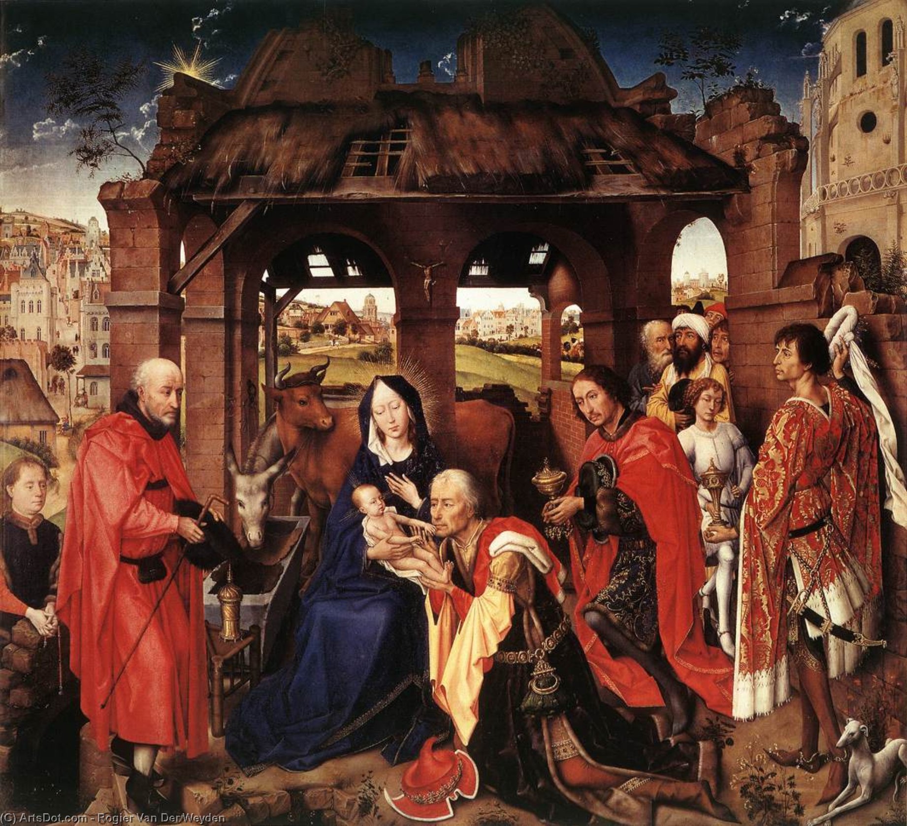 Comprar Reproducciones De Arte Del Museo Retablo de St Columba (panel central), 1455 de Rogier Van Der Weyden (1400-1464, Belgium) | ArtsDot.com