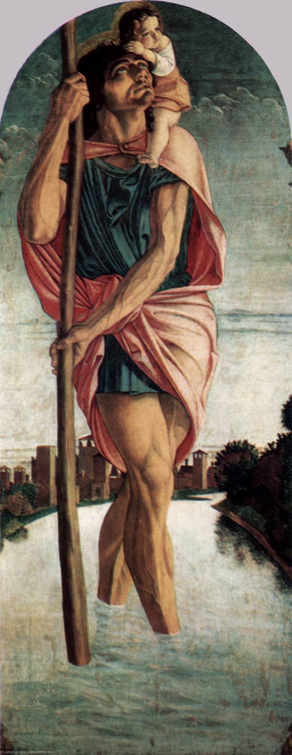 顺序 手工油畫 圣文森佐的波利普蒂奇 费雷里 (左面板), 1464 通过 Giovanni Bellini (1433-1516, Italy) | ArtsDot.com