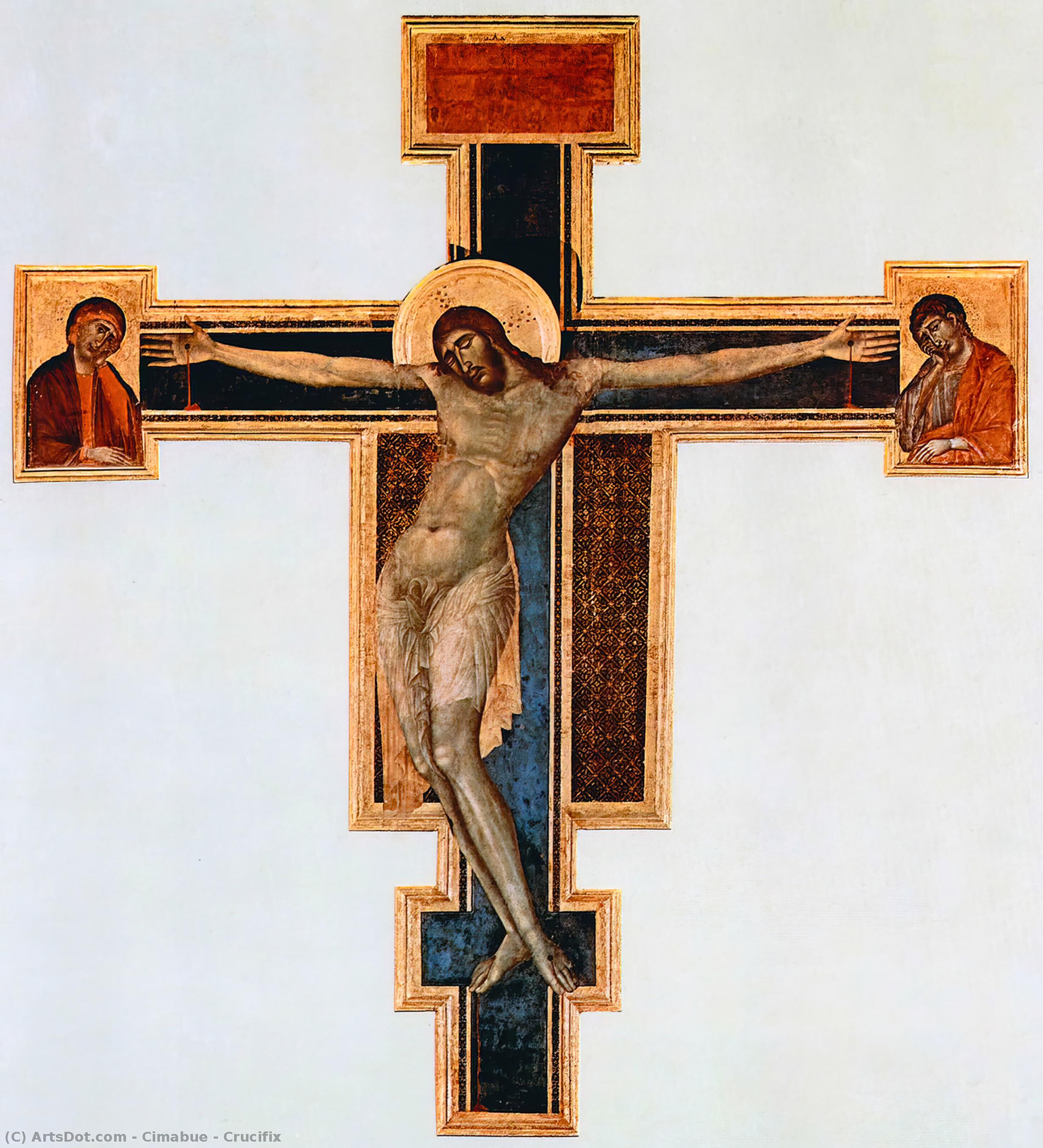 Buy Museum Art Reproductions Crucifix, 1287 by Cimabue (1240-1302, Italy) | ArtsDot.com