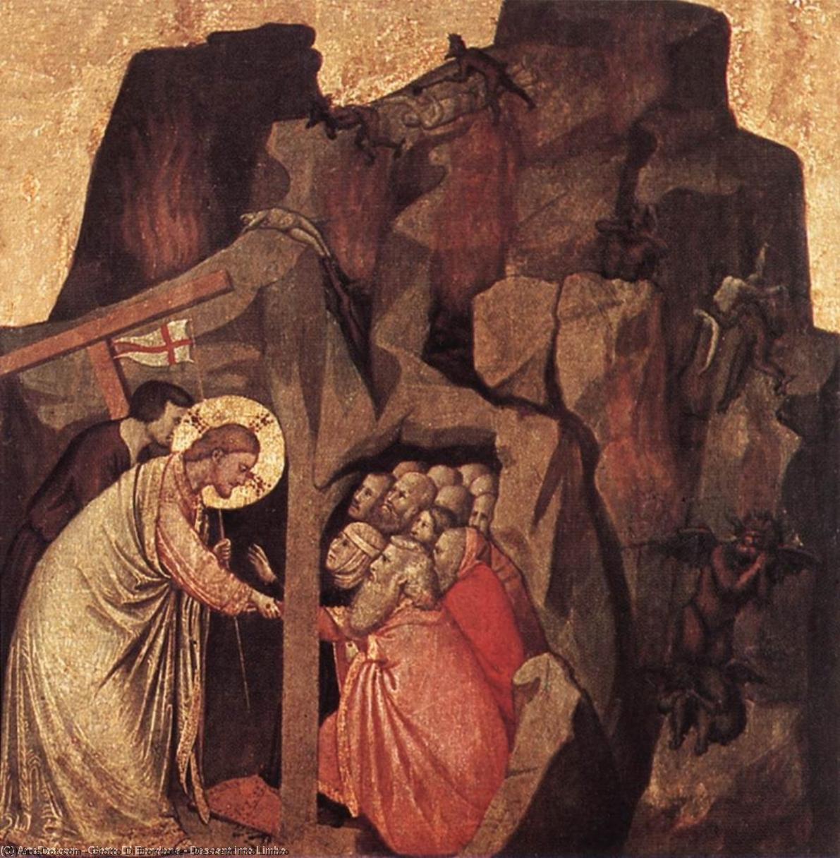 Order Art Reproductions Descent into Limbo, 1320 by Giotto Di Bondone (1267-1337, Italy) | ArtsDot.com
