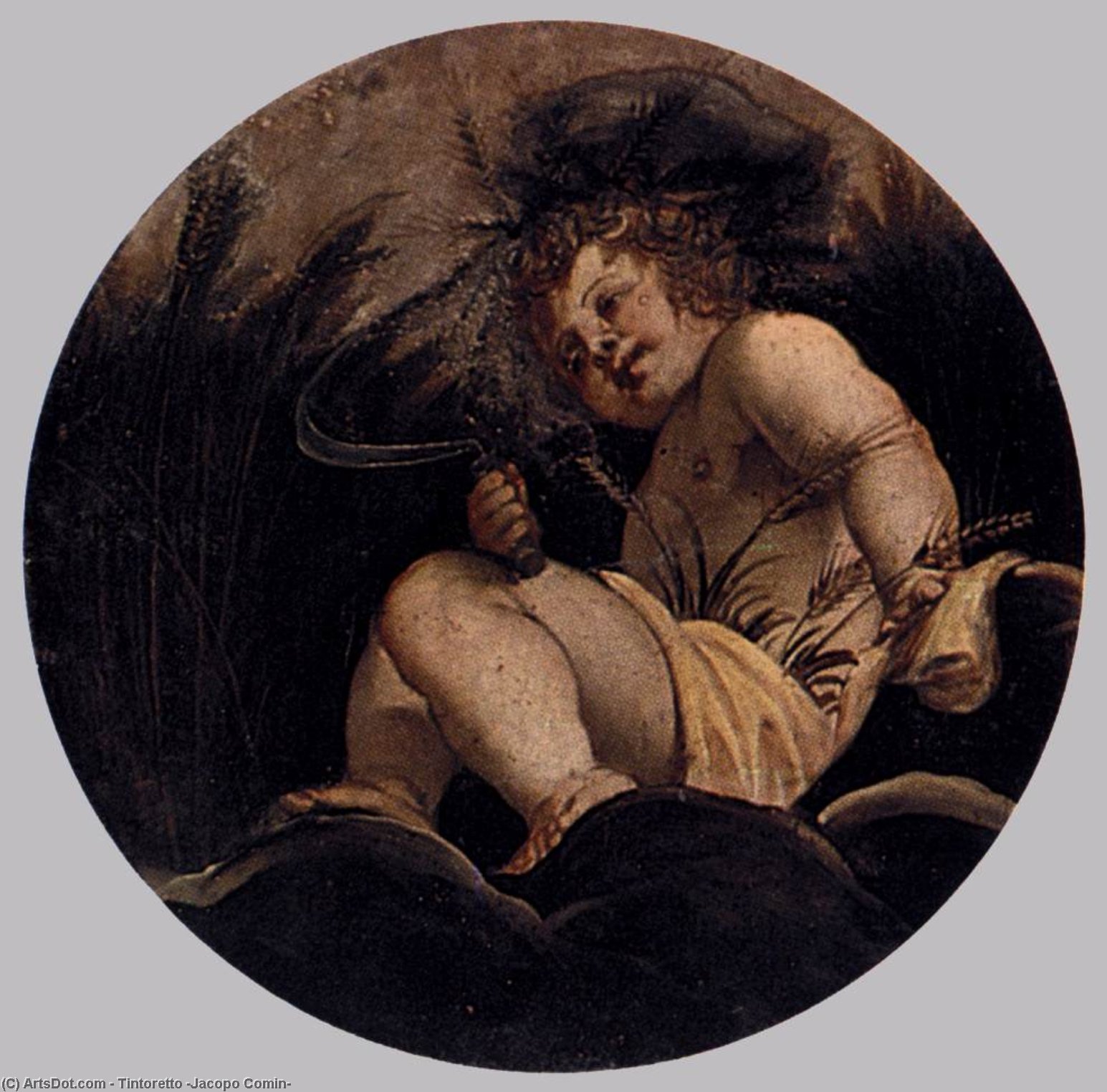 Buy Museum Art Reproductions Summer, 1564 by Tintoretto (Jacopo Comin) (1518-1594, Italy) | ArtsDot.com