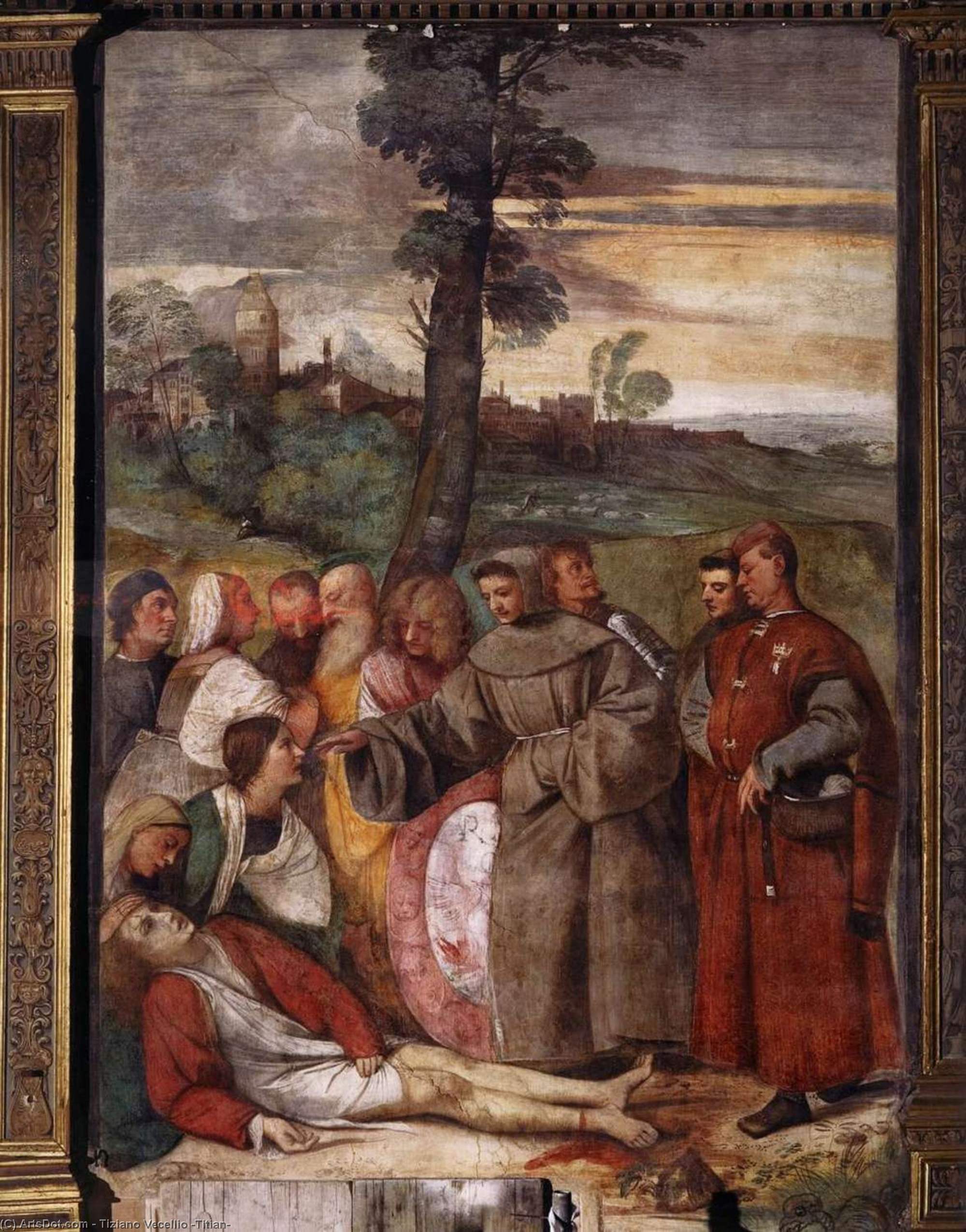 Order Artwork Replica The Healing of the Wrathful Son, 1511 by Tiziano Vecellio (Titian) (1490-1576, Italy) | ArtsDot.com