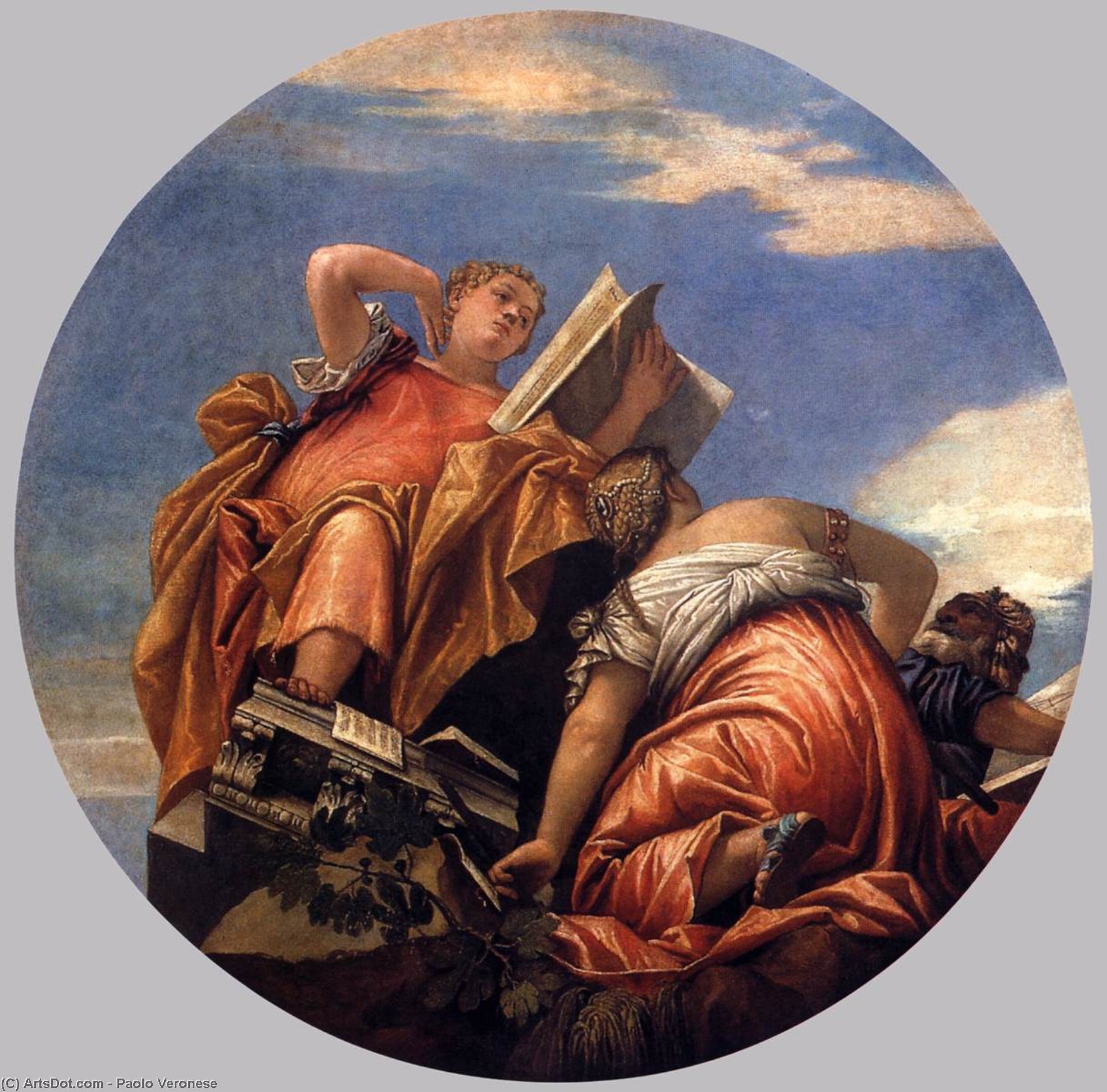 Order Oil Painting Replica Music, Astronomy and Deceit, 1556 by Paolo Veronese (1528-1588, Italy) | ArtsDot.com