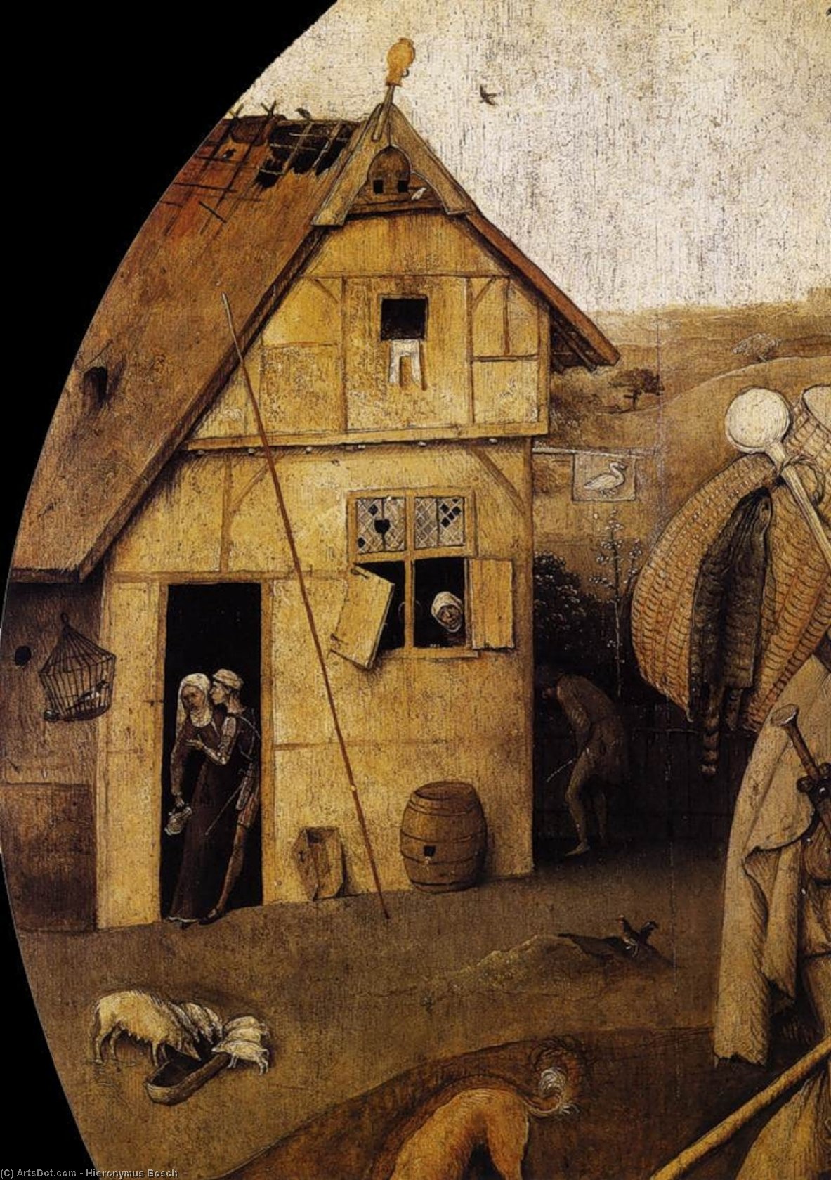 Compre Museu De Reproduções De Arte O Caminho (detalhe) por Hieronymus Bosch (1450-1516, Netherlands) | ArtsDot.com