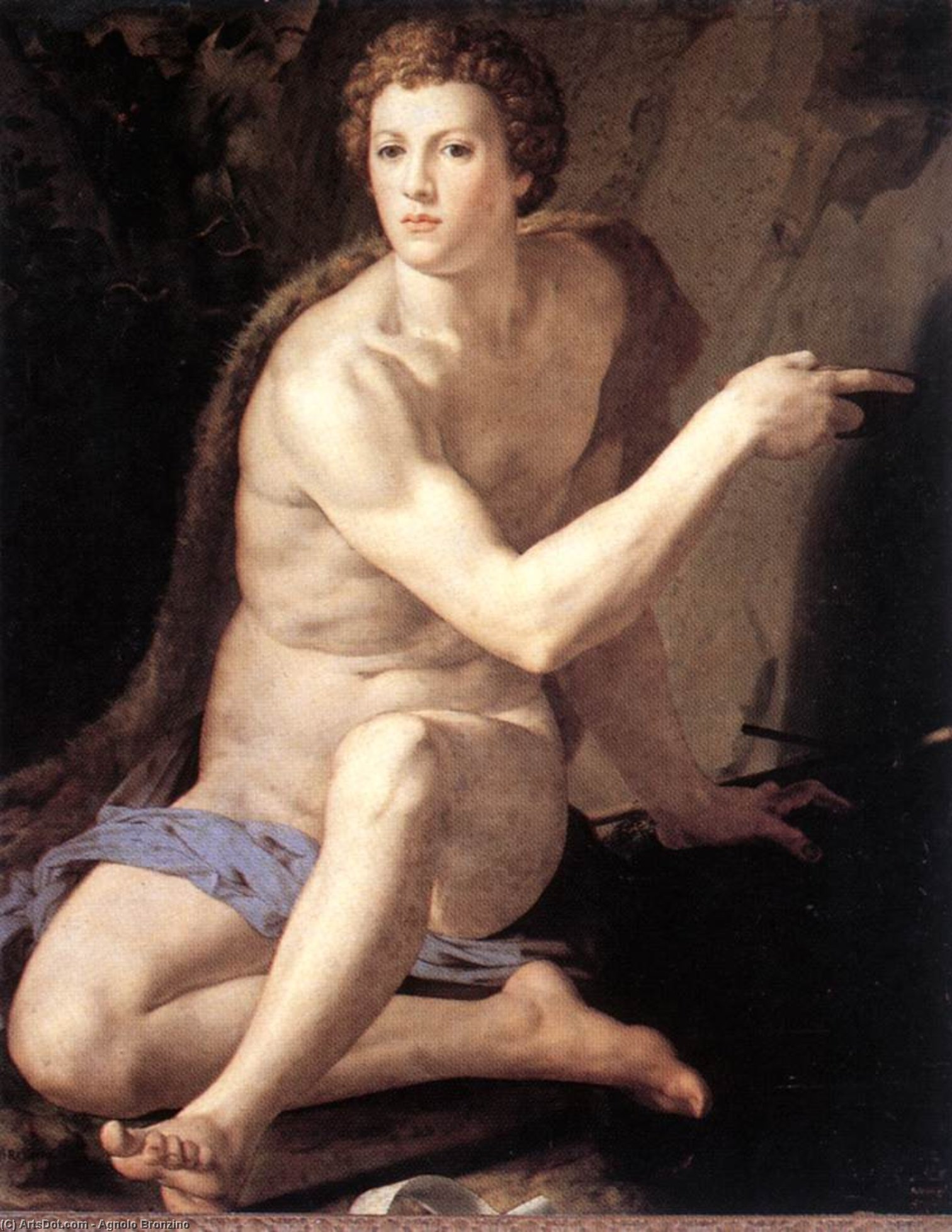 Achat Réplique De Peinture Saint Jean-Baptiste, 1550 de Agnolo Bronzino (1503-1572, Italy) | ArtsDot.com