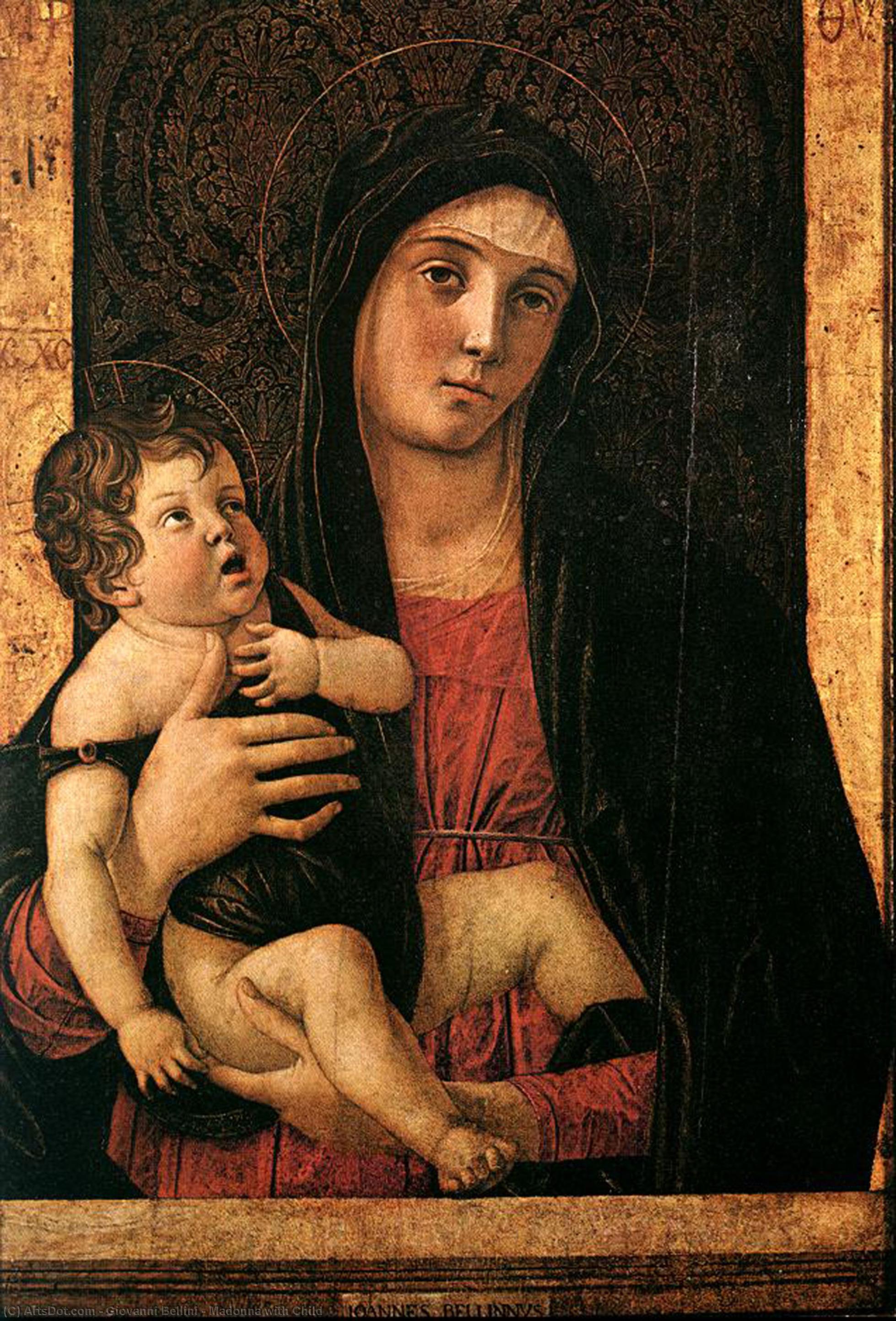 Order Paintings Reproductions Madonna with Child, 1475 by Giovanni Bellini (1433-1516, Italy) | ArtsDot.com