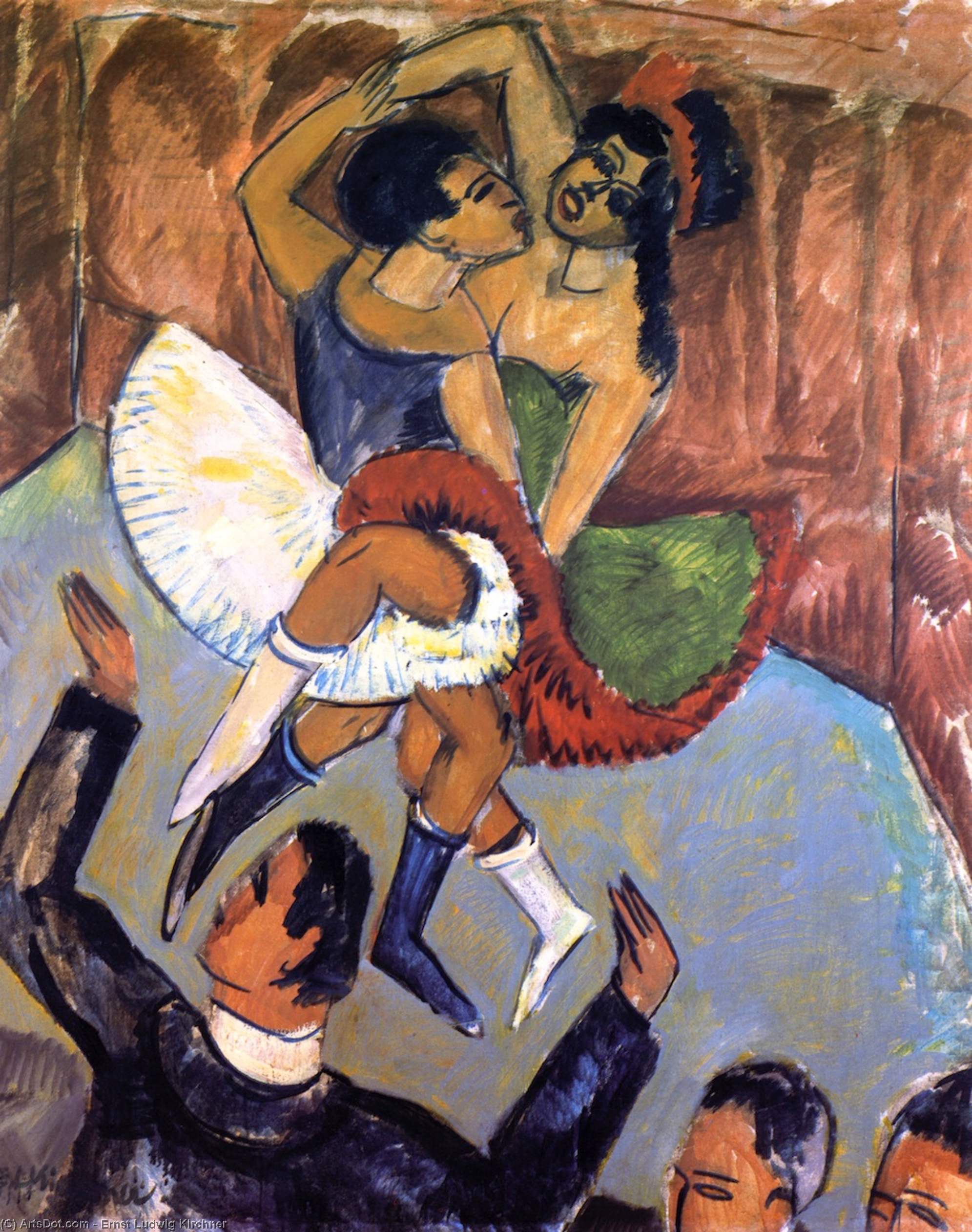 Acheter Reproductions D'art De Musée Negertanz, 1911 de Ernst Ludwig Kirchner (1880-1938, Germany) | ArtsDot.com