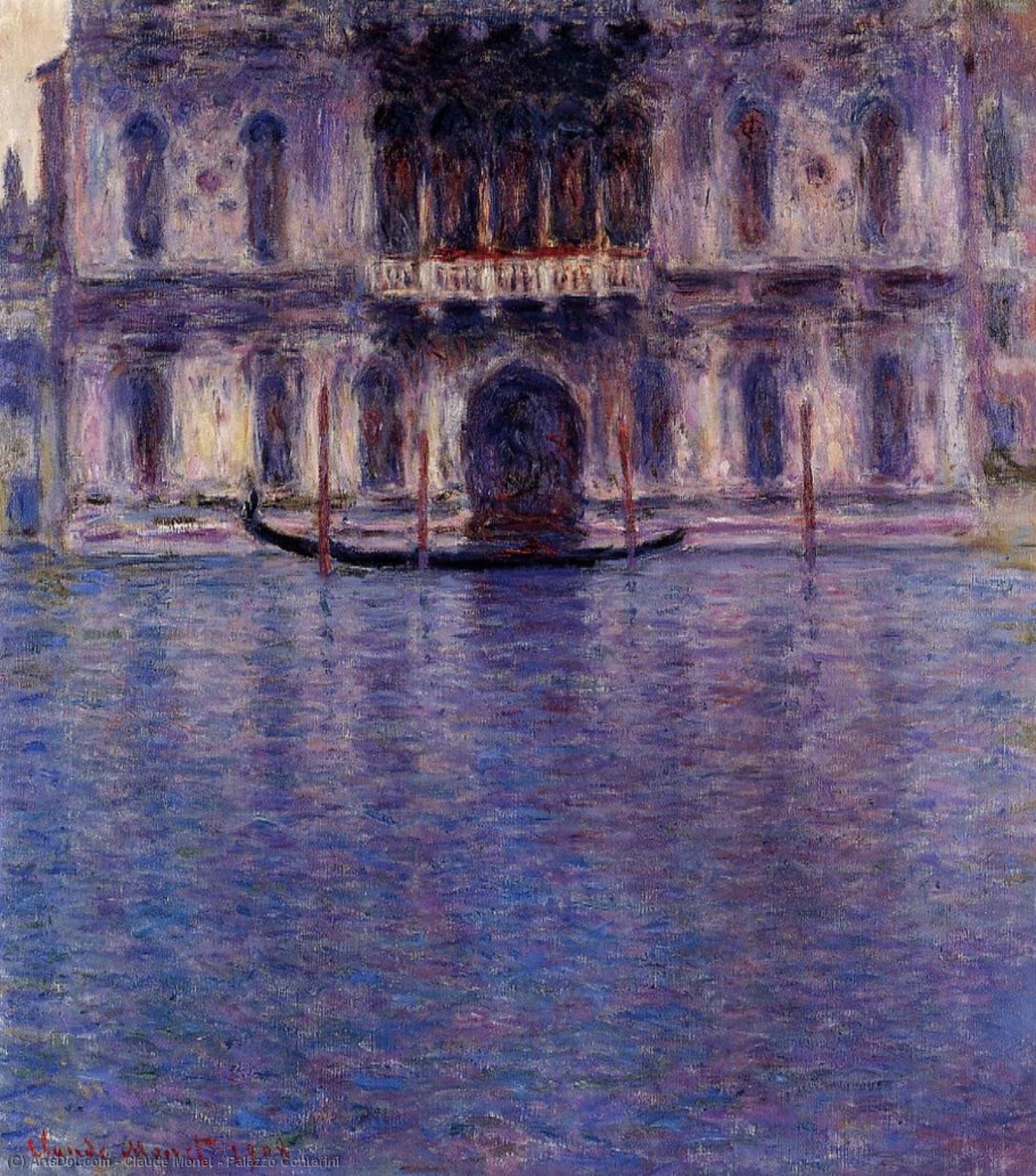 Order Oil Painting Replica Palazzo Contarini, 1908 by Claude Monet (1840-1926, France) | ArtsDot.com