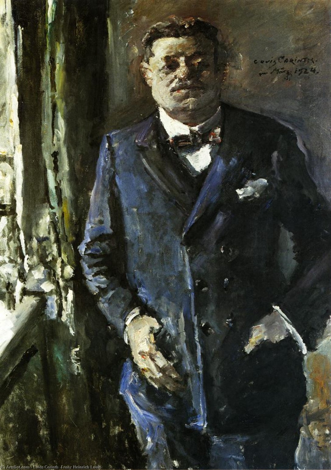 Comprar Reproducciones De Arte Del Museo Retrato de Friedrich Ebert, 1924 de Lovis Corinth (Franz Heinrich Louis) (1858-1925, Netherlands) | ArtsDot.com