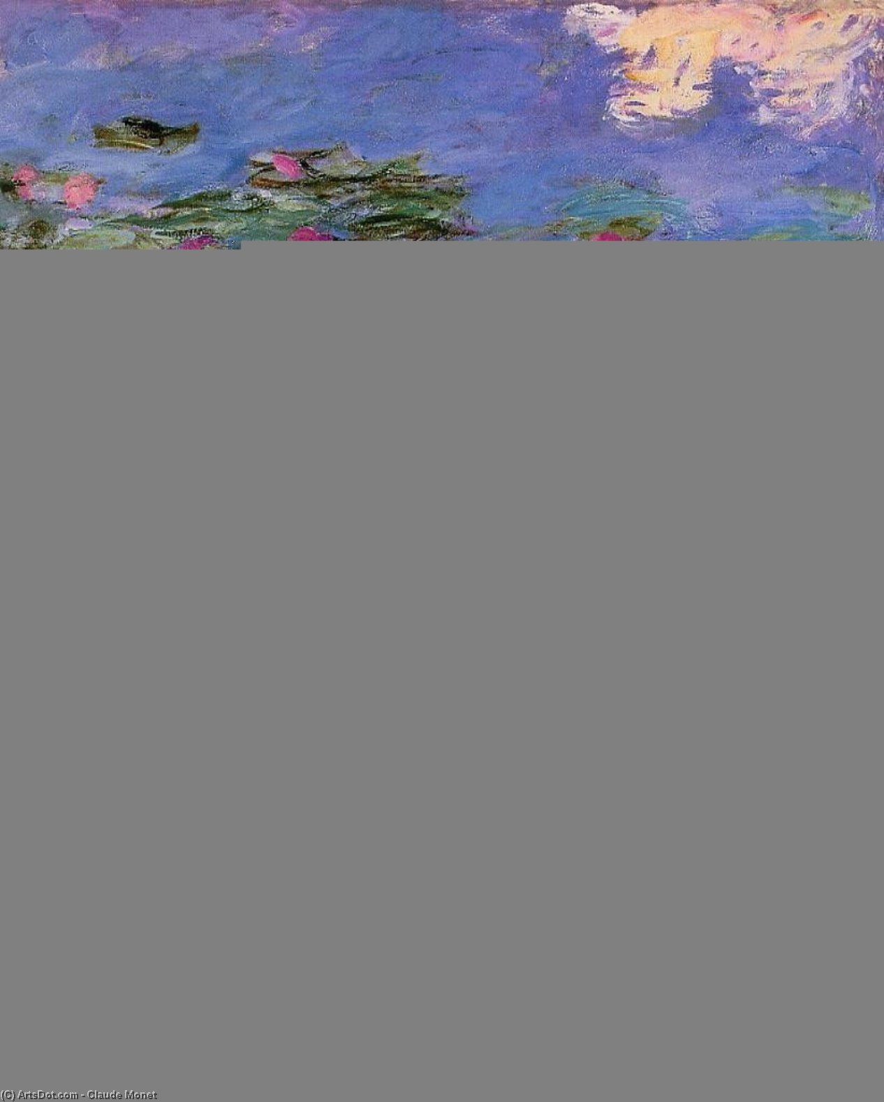 Order Artwork Replica Red Water-Lilies, 1914 by Claude Monet (1840-1926, France) | ArtsDot.com
