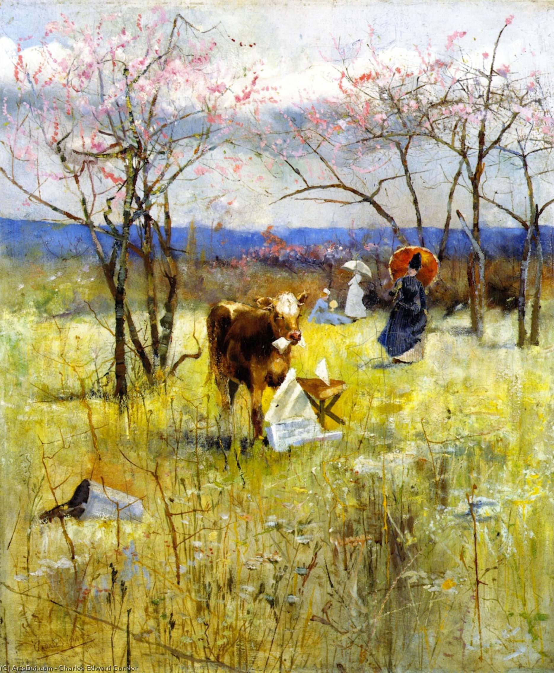 Buy Museum Art Reproductions A Taste for Literature, 1888 by Charles Edward Conder (1868-1909, United Kingdom) | ArtsDot.com